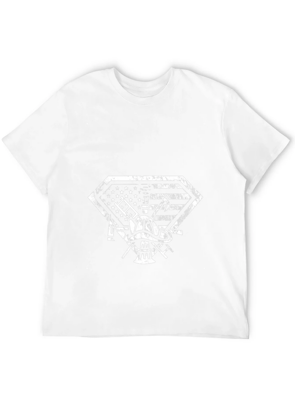 Firefighter Shield Graphic T-Shirt - Black