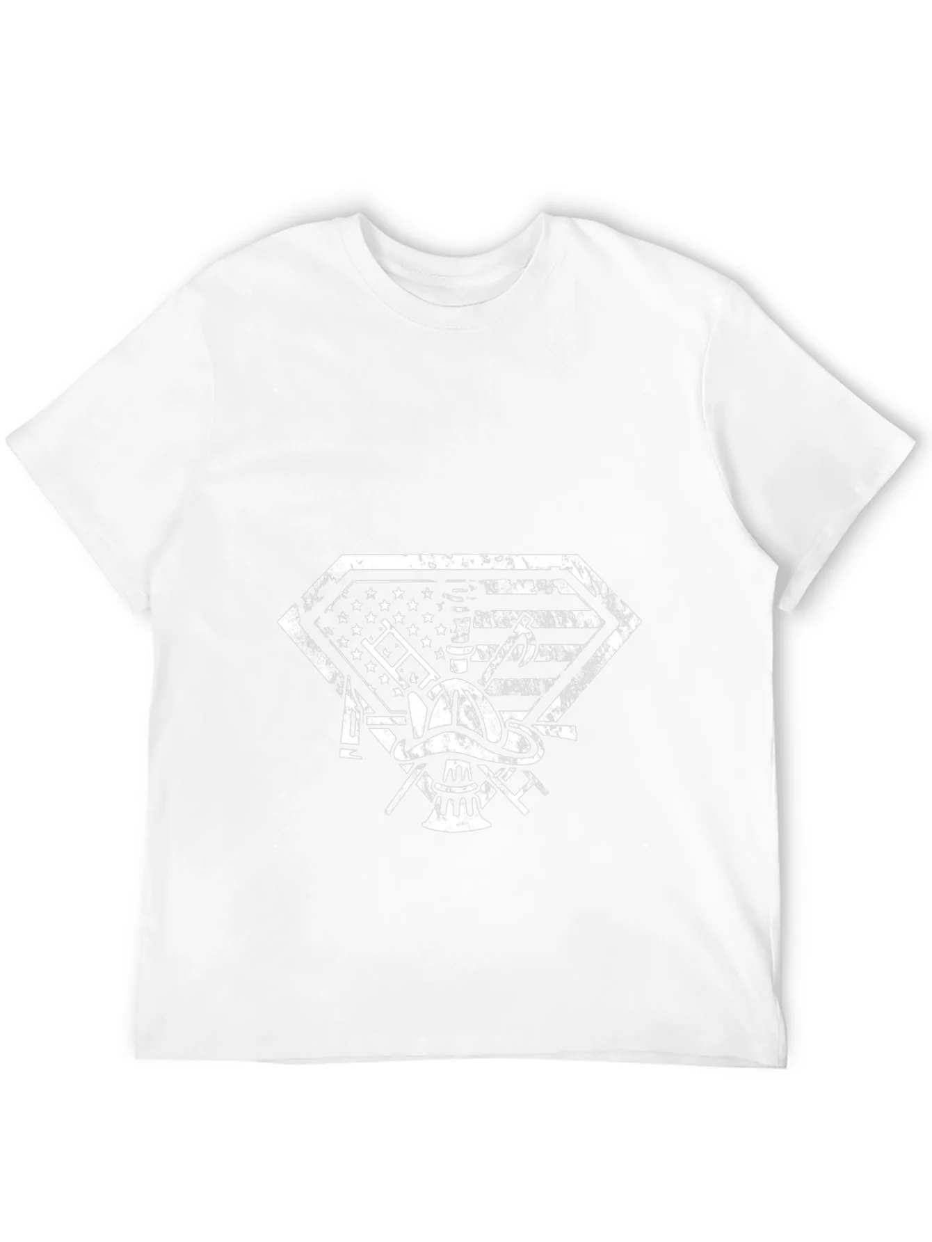Firefighter Shield Graphic T-Shirt - Black