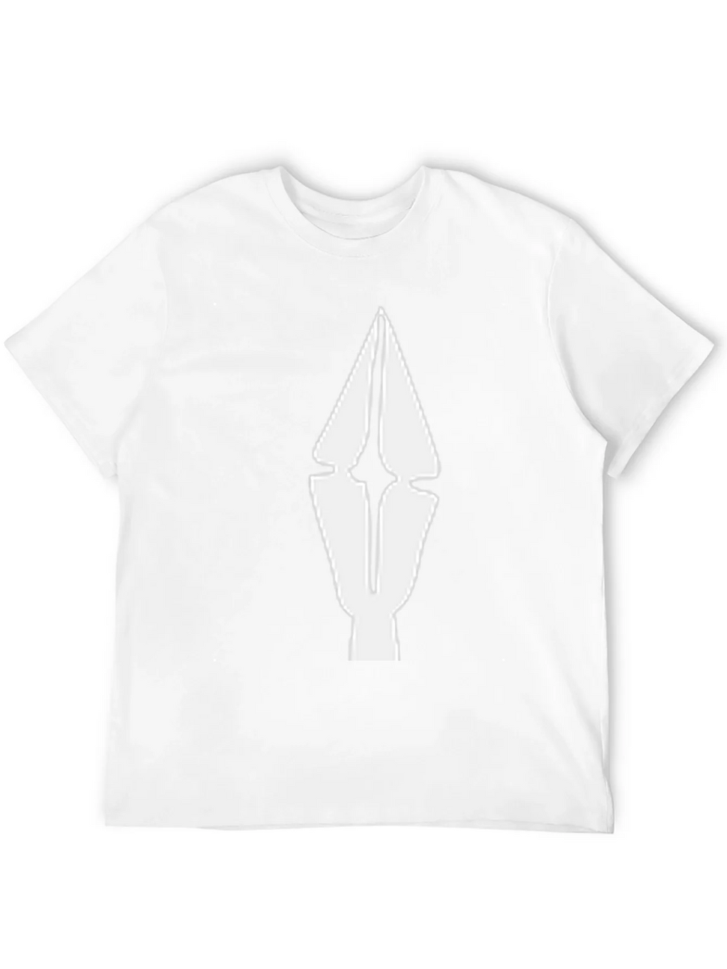 Abstract Arrow Graphic Tee - Black Cotton Comfort