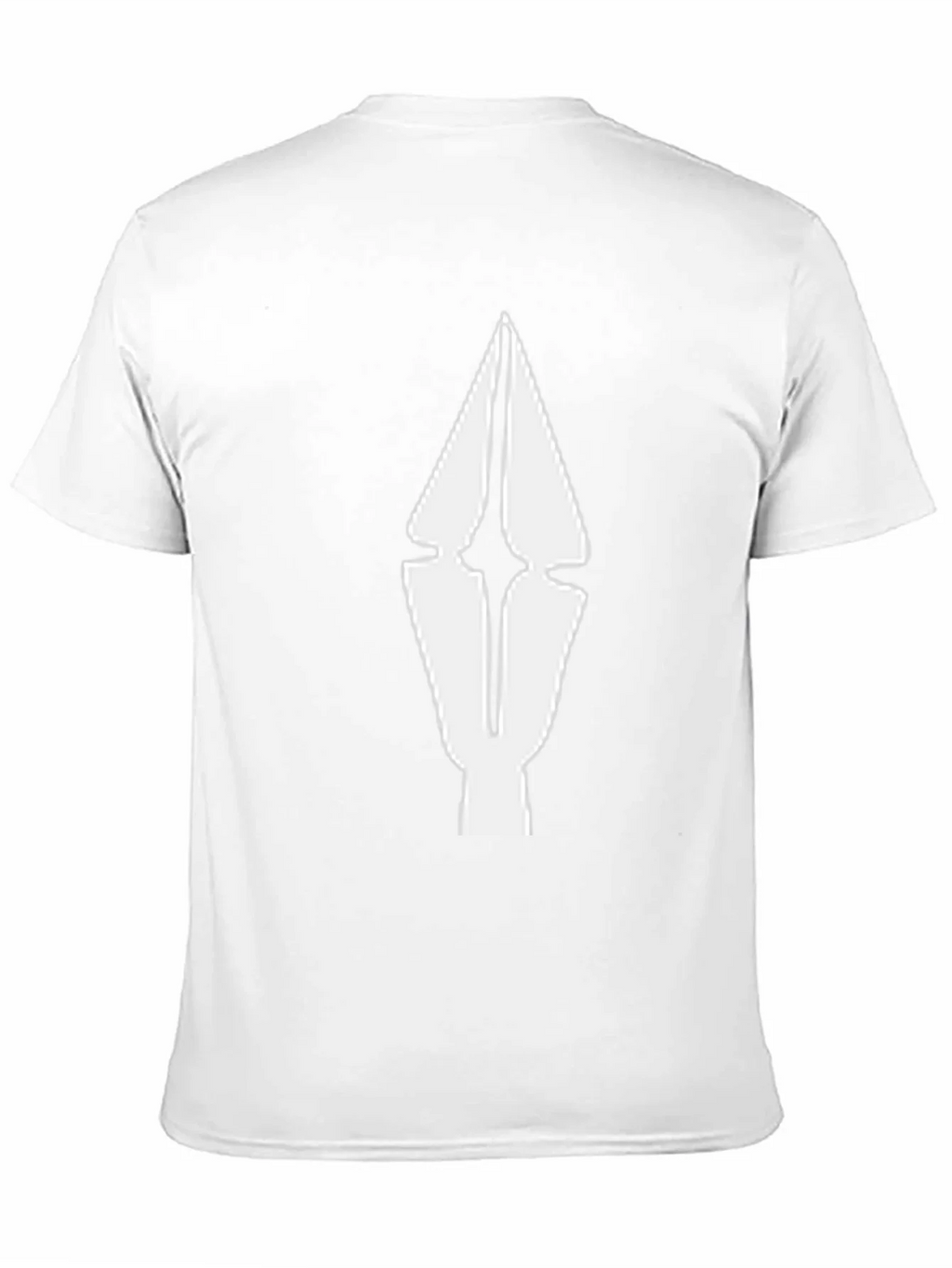Abstract Arrow Graphic Tee - Black Cotton Comfort