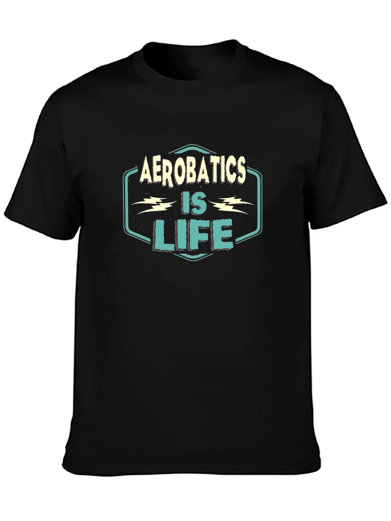 Aerobatics is Life T-Shirt - Black Graphic Tee