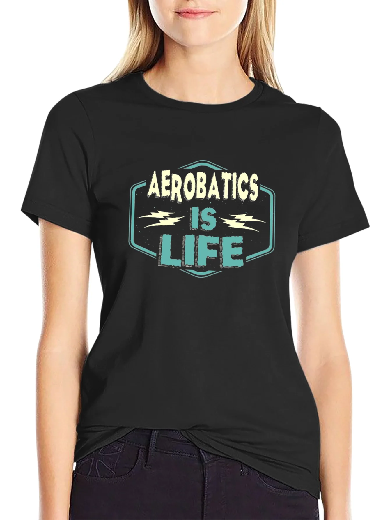 Aerobatics is Life T-Shirt - Black Graphic Tee