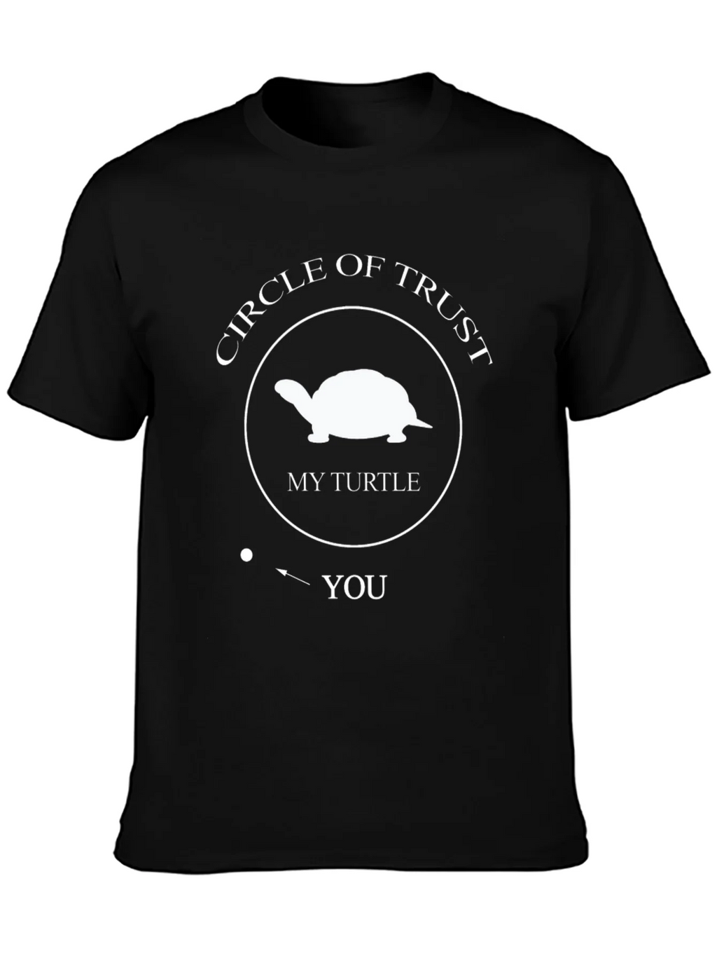 Circle of Trust Turtle Graphic Tee - Black