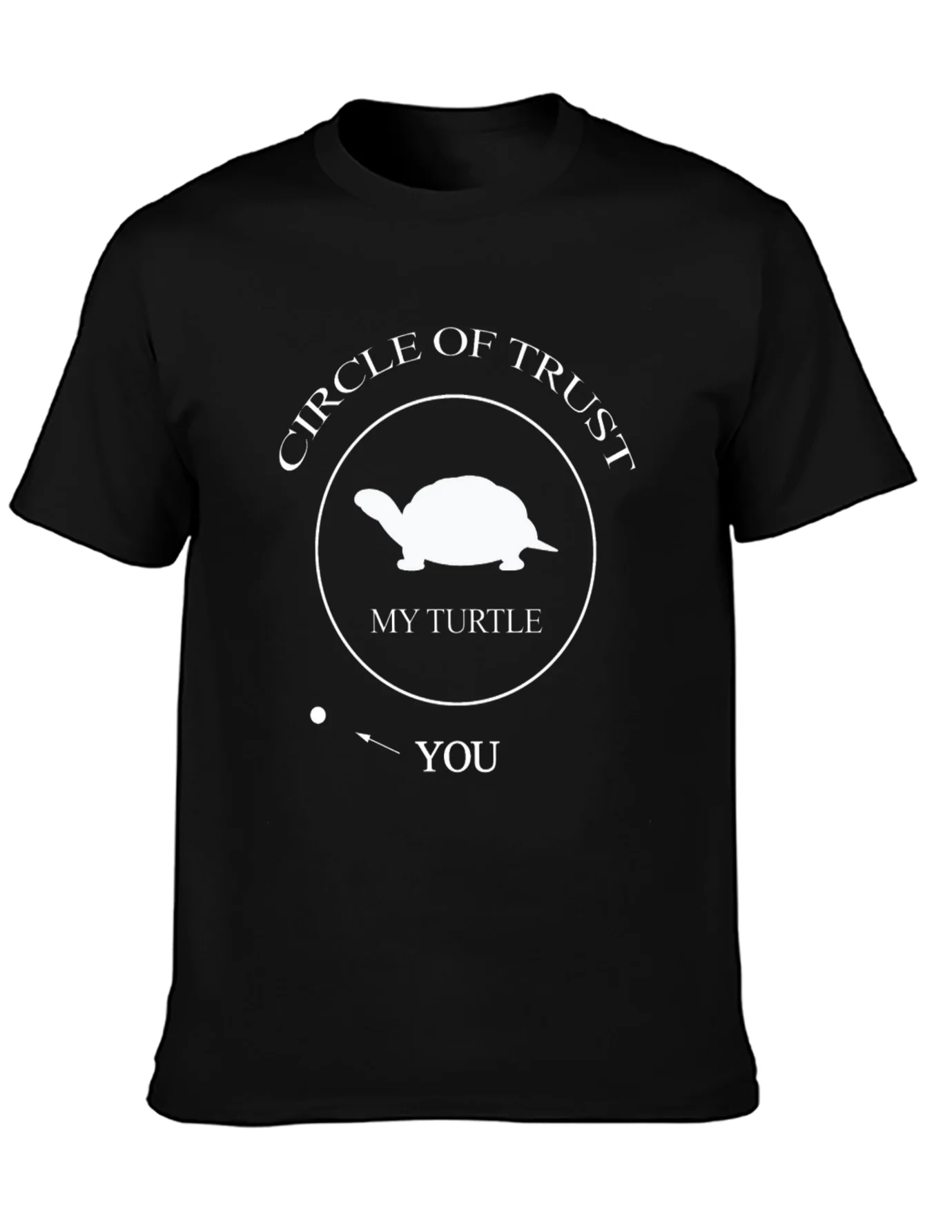 Circle of Trust Turtle Graphic Tee - Black