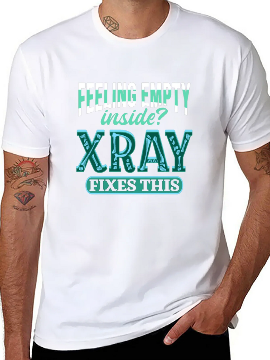 Feeling Empty? X-Ray Graphic Tee
