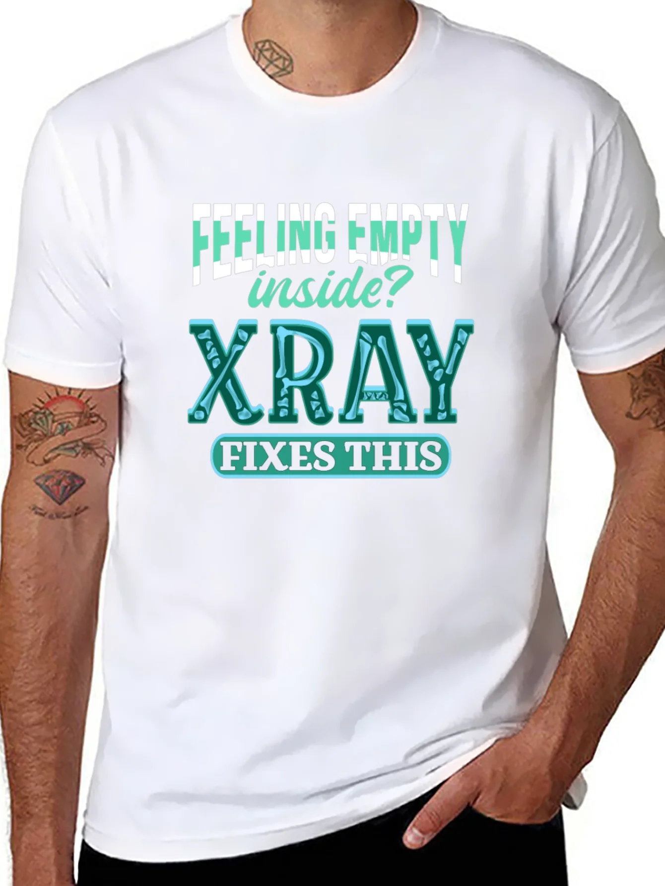Feeling Empty? X-Ray Graphic Tee