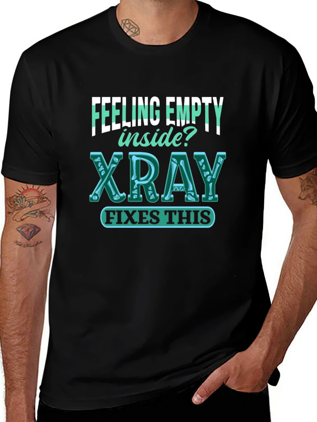 Feeling Empty? X-Ray Graphic Tee