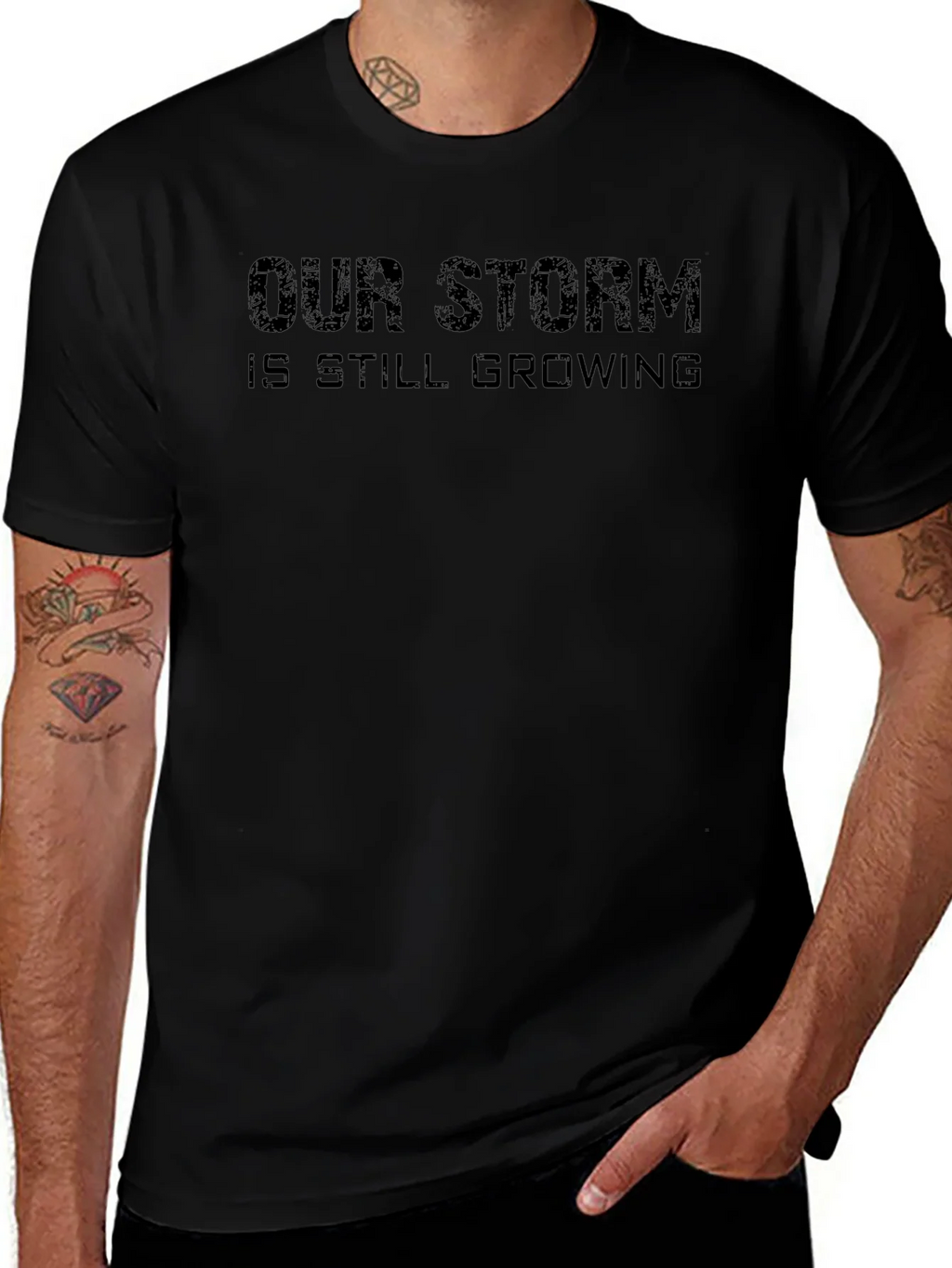 Our Storm is Still Growing Black T-Shirt
