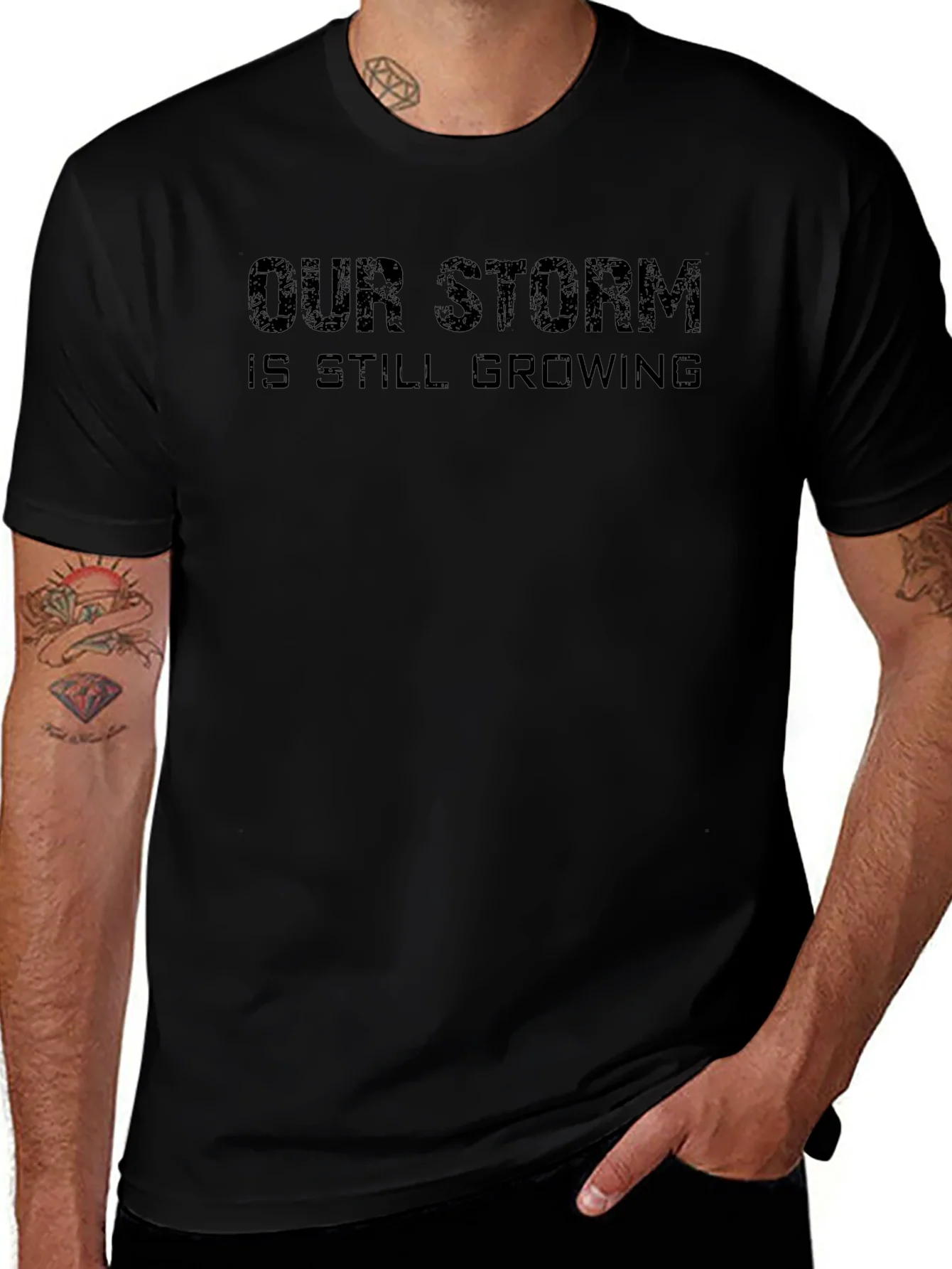 Our Storm is Still Growing Black T-Shirt