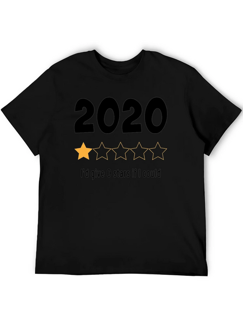 2020 One-Star Rating Graphic T-Shirt