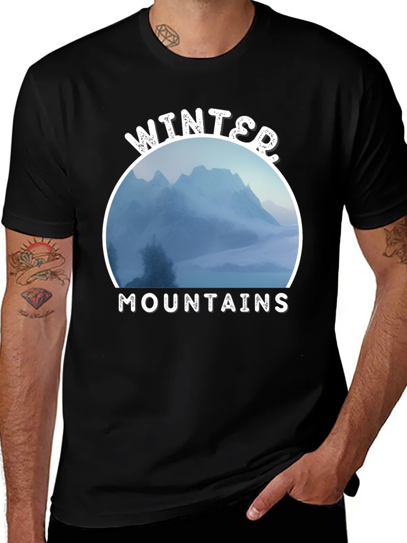 Winter Mountains Graphic Tee