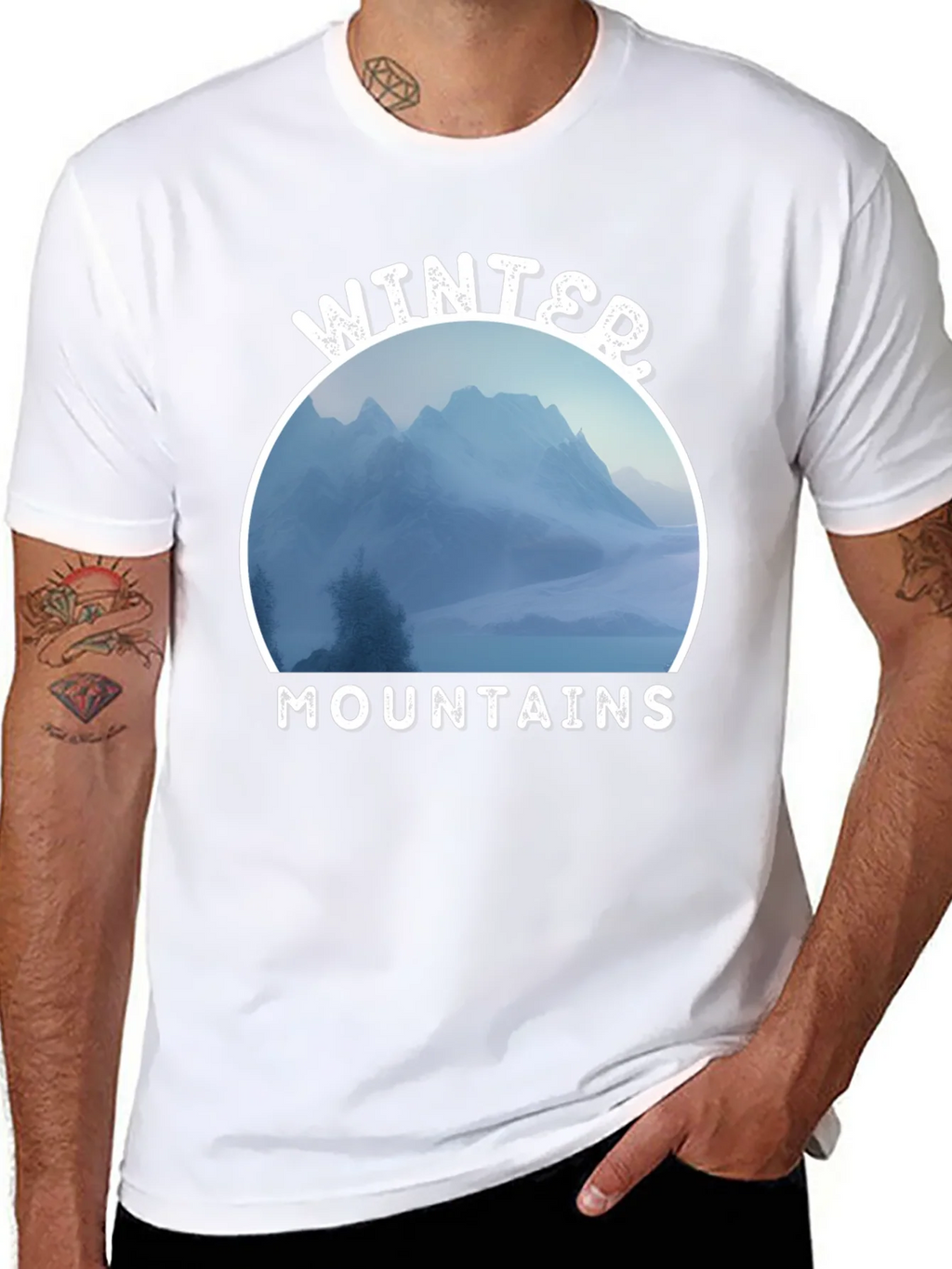 Winter Mountains Graphic Tee