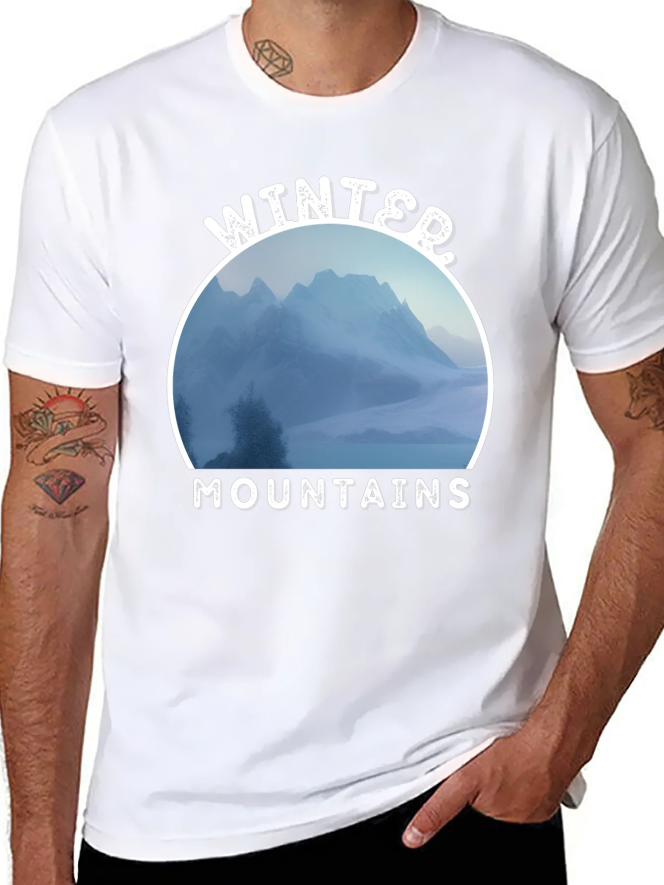 Winter Mountains Graphic Tee
