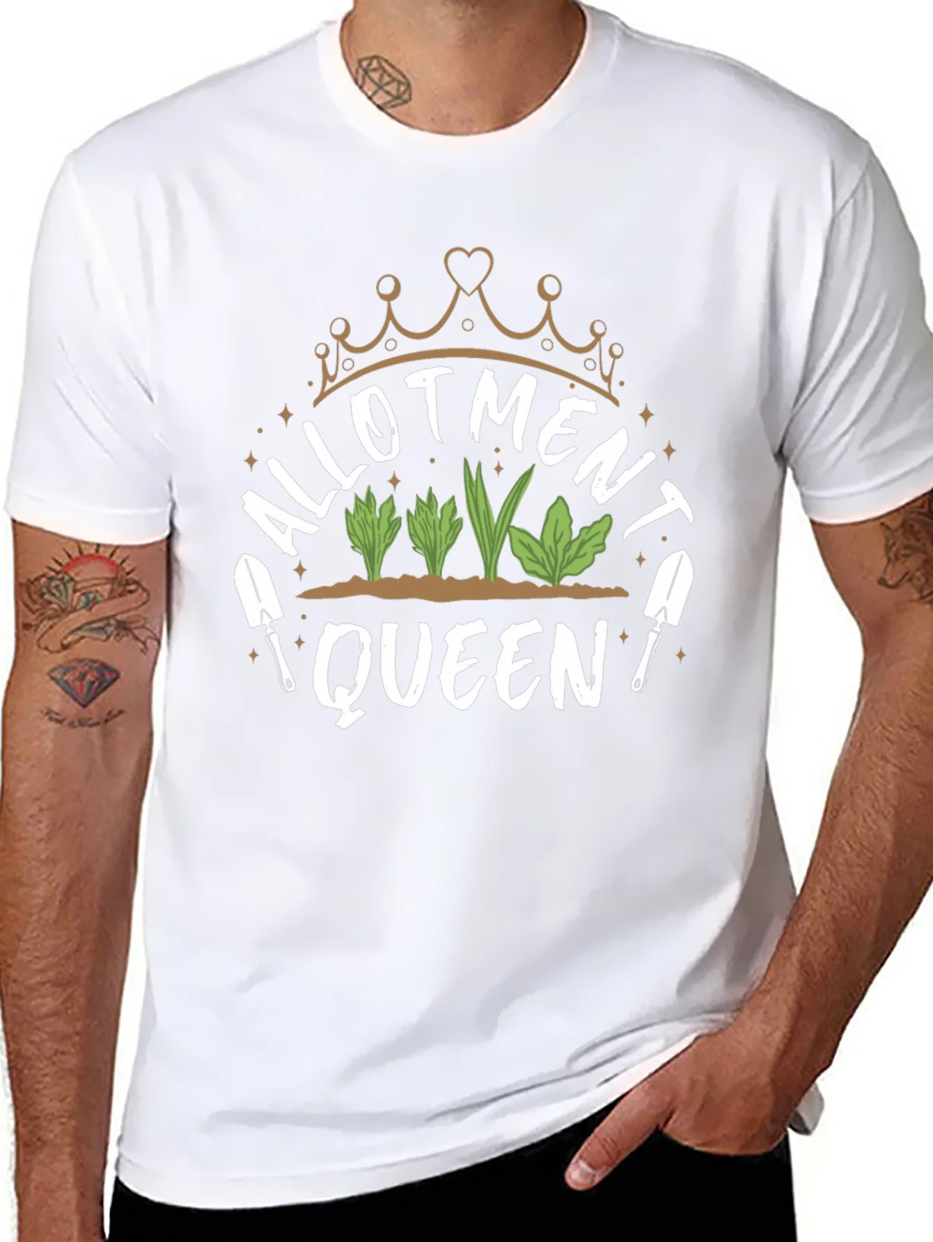 Allotment Queen T-Shirt - Gardening Tee