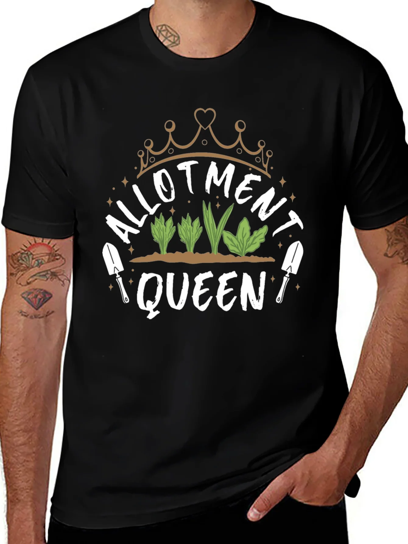 Allotment Queen T-Shirt - Gardening Tee