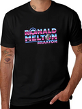 Ronald Melton Braxton Retro Black T-Shirt