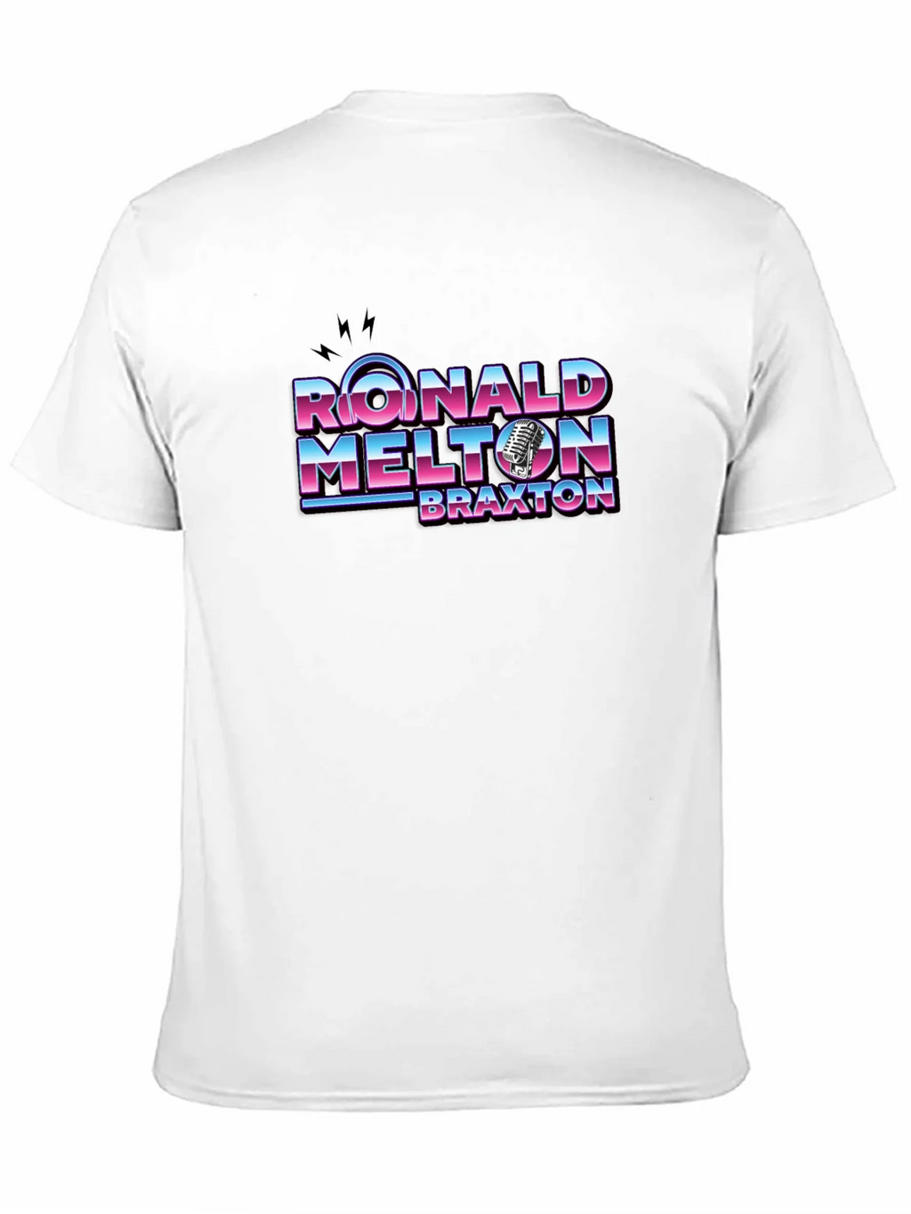 Ronald Melton Braxton Retro Black T-Shirt