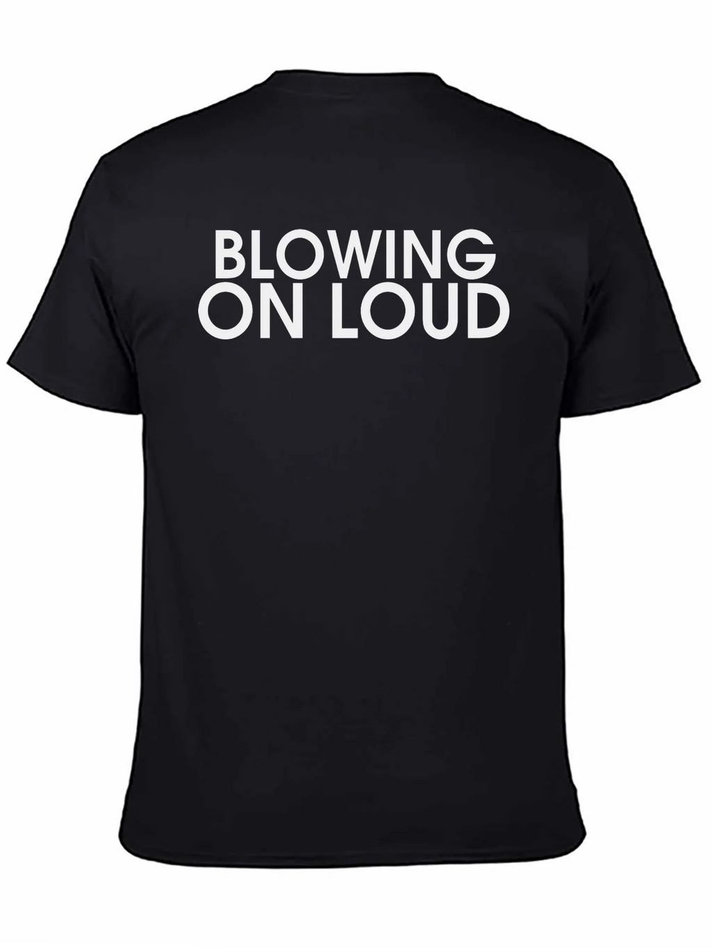Blowing on Loud Graphic T-Shirt - Black