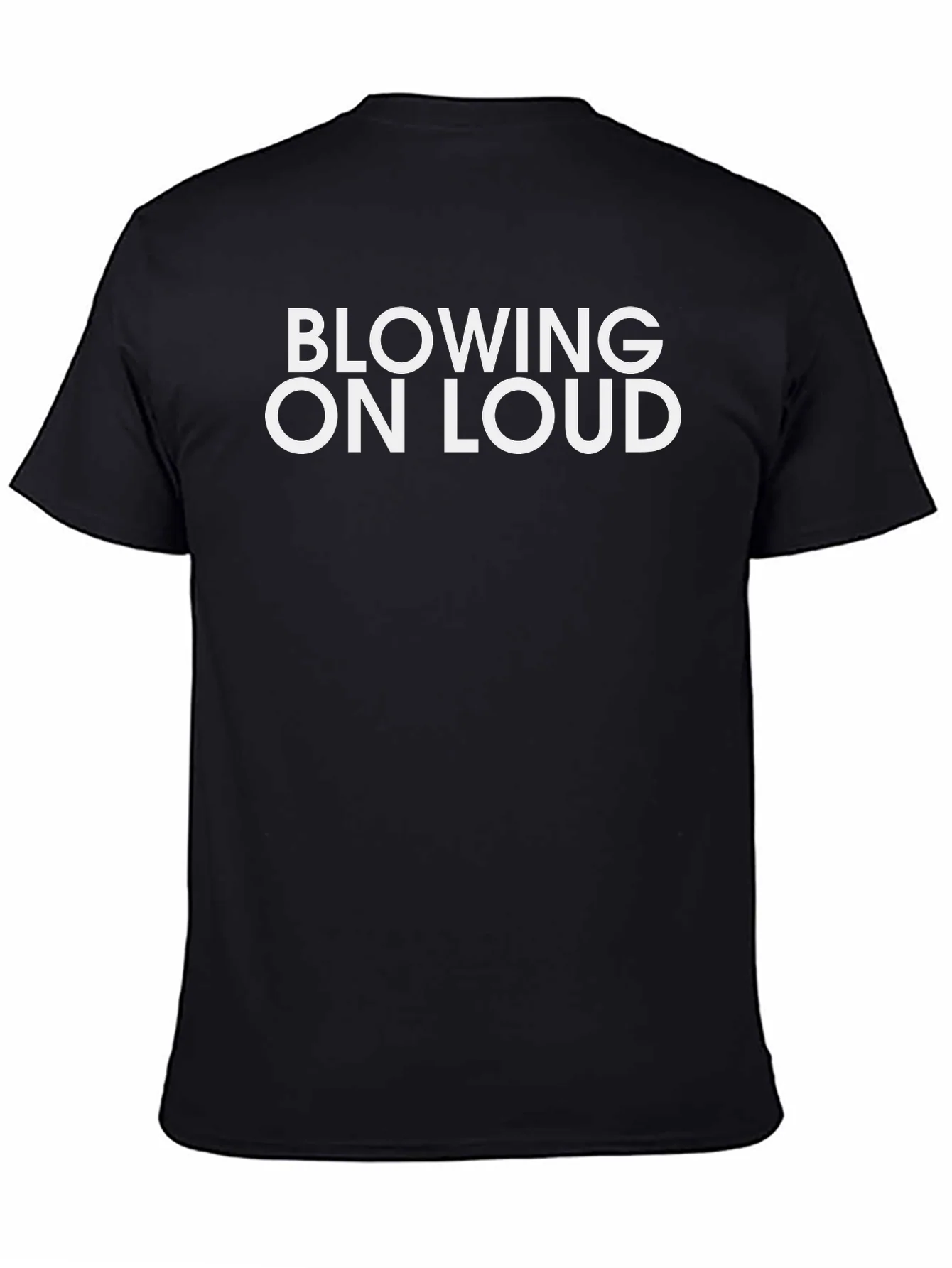 Blowing on Loud Graphic T-Shirt - Black