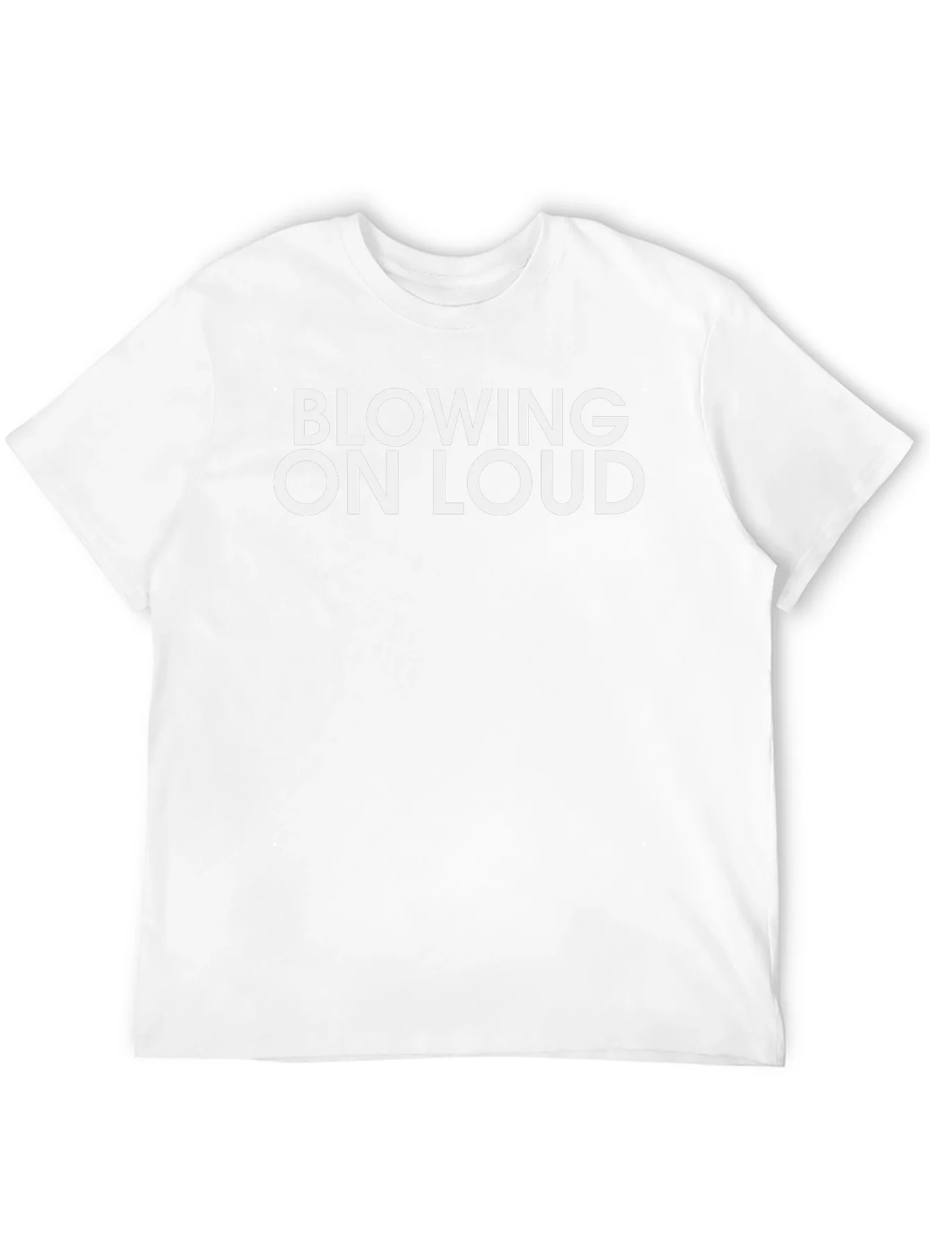 Blowing on Loud Graphic T-Shirt - Black