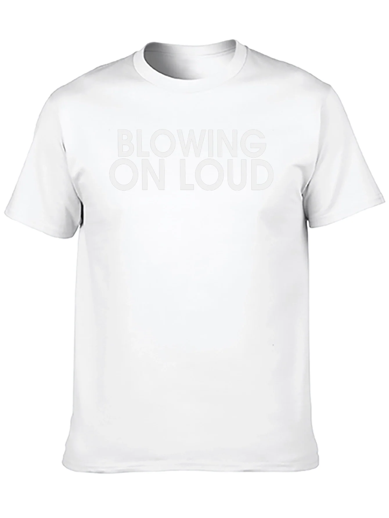 Blowing on Loud Graphic T-Shirt - Black
