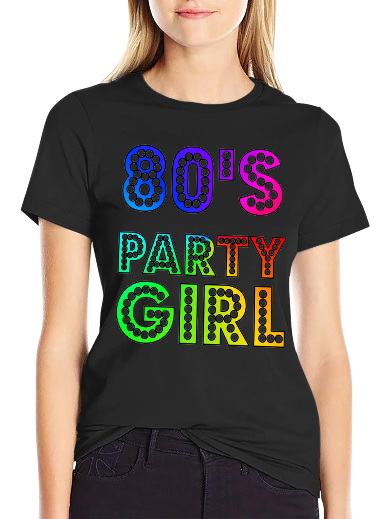 80s Party Girl Graphic T-Shirt