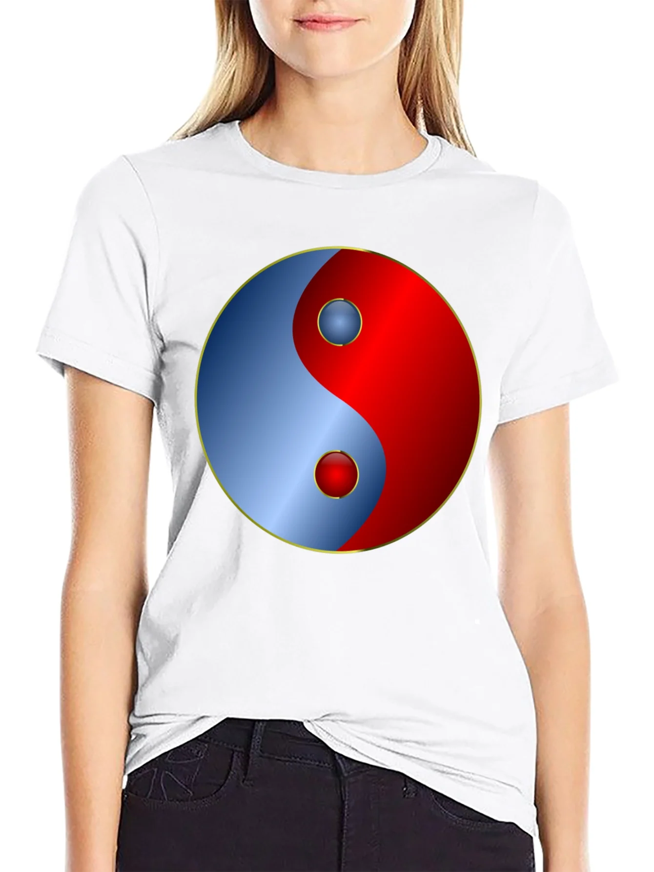 Yin Yang Graphic T-Shirt - Balance & Harmony