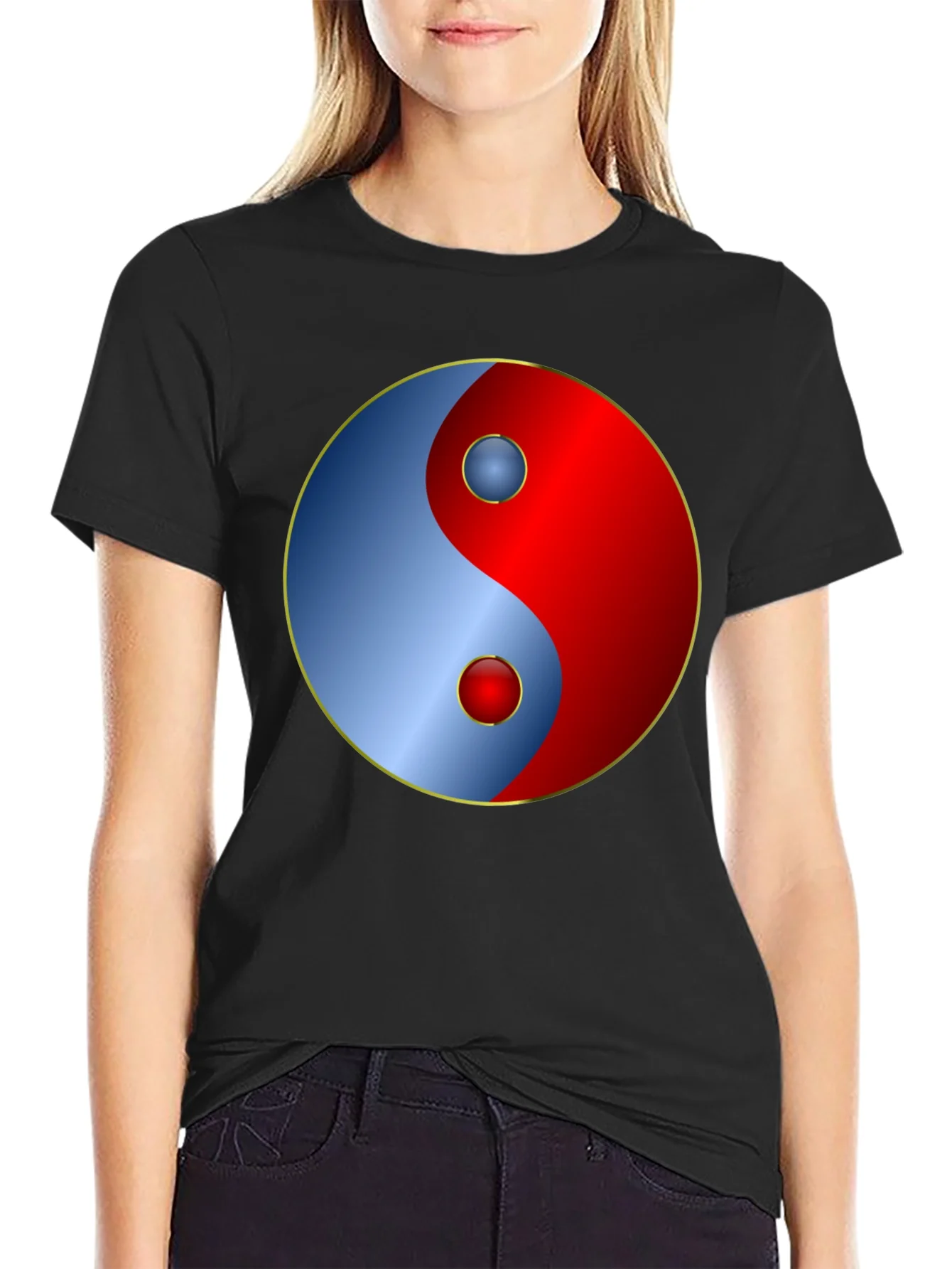 Yin Yang Graphic T-Shirt - Balance & Harmony