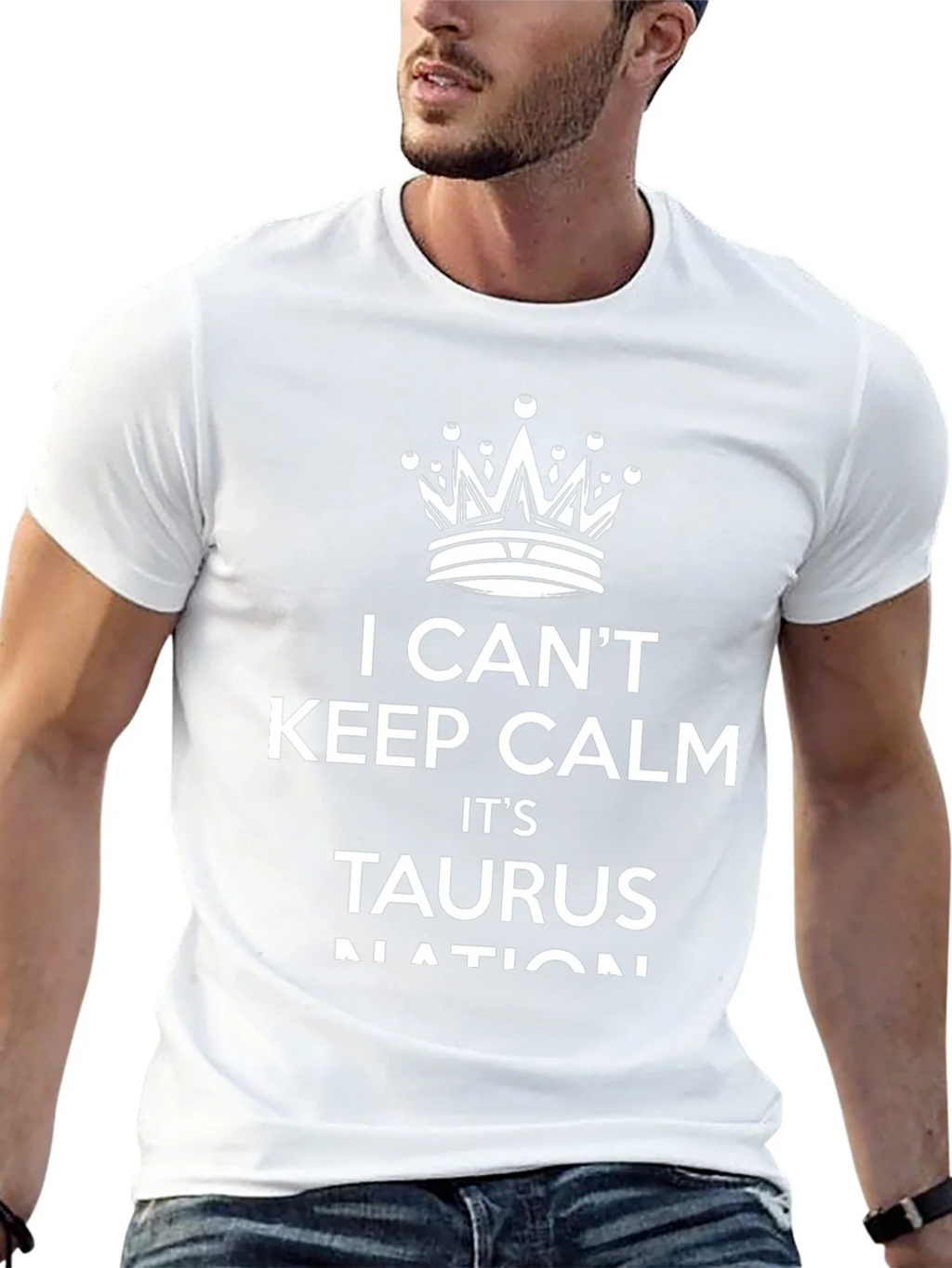 I Cant Keep Calm Taurus Nation Black T-Shirt