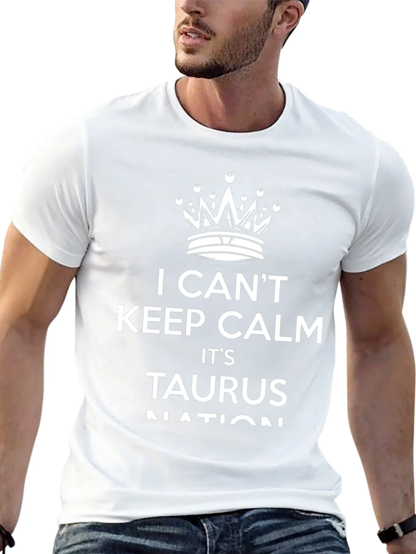 I Cant Keep Calm Taurus Nation Black T-Shirt