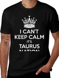I Cant Keep Calm Taurus Nation Black T-Shirt
