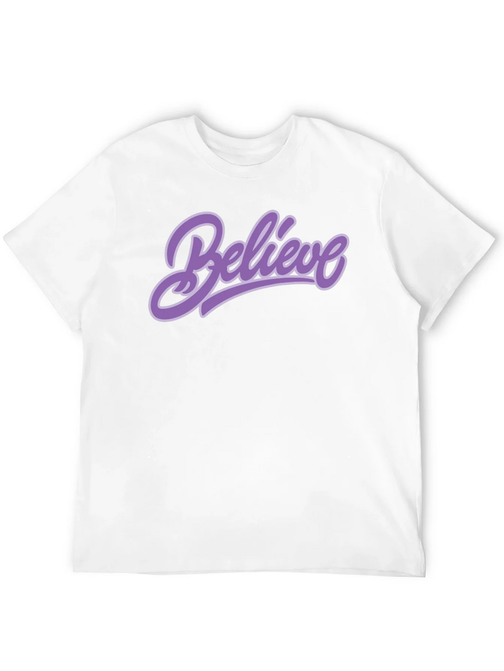 Believe Graphic Tee - Black Cotton T-Shirt