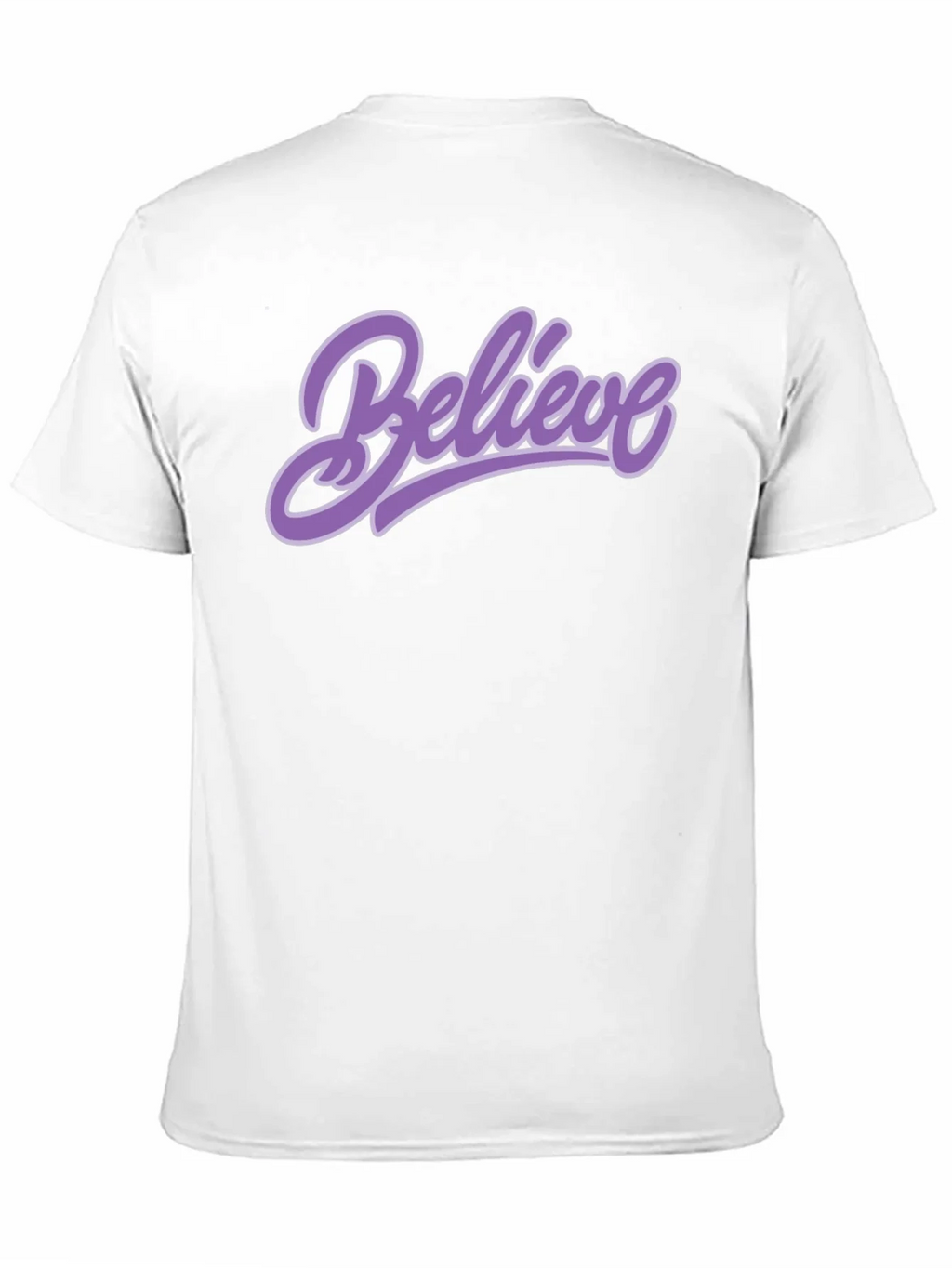 Believe Graphic Tee - Black Cotton T-Shirt