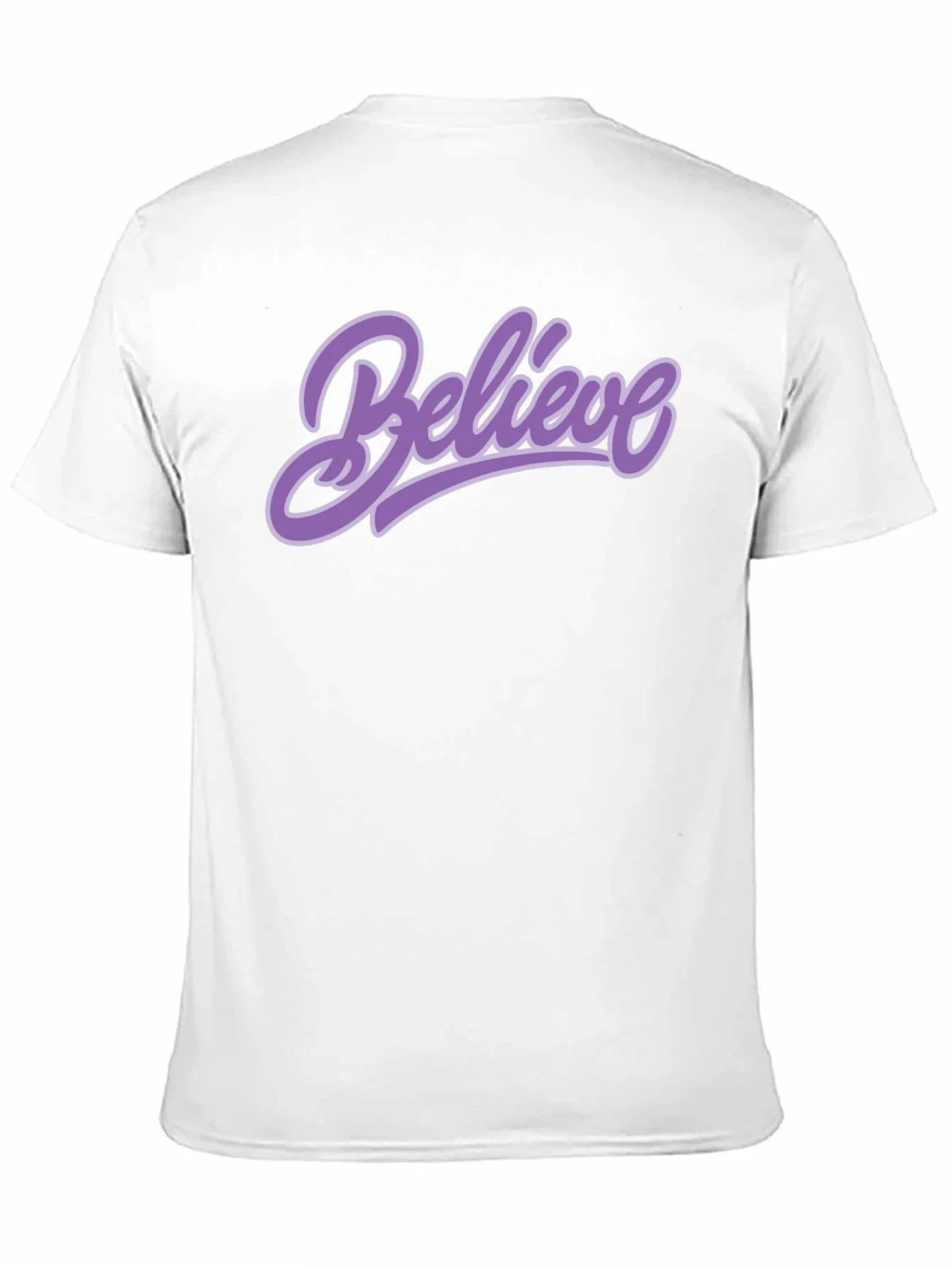Believe Graphic Tee - Black Cotton T-Shirt