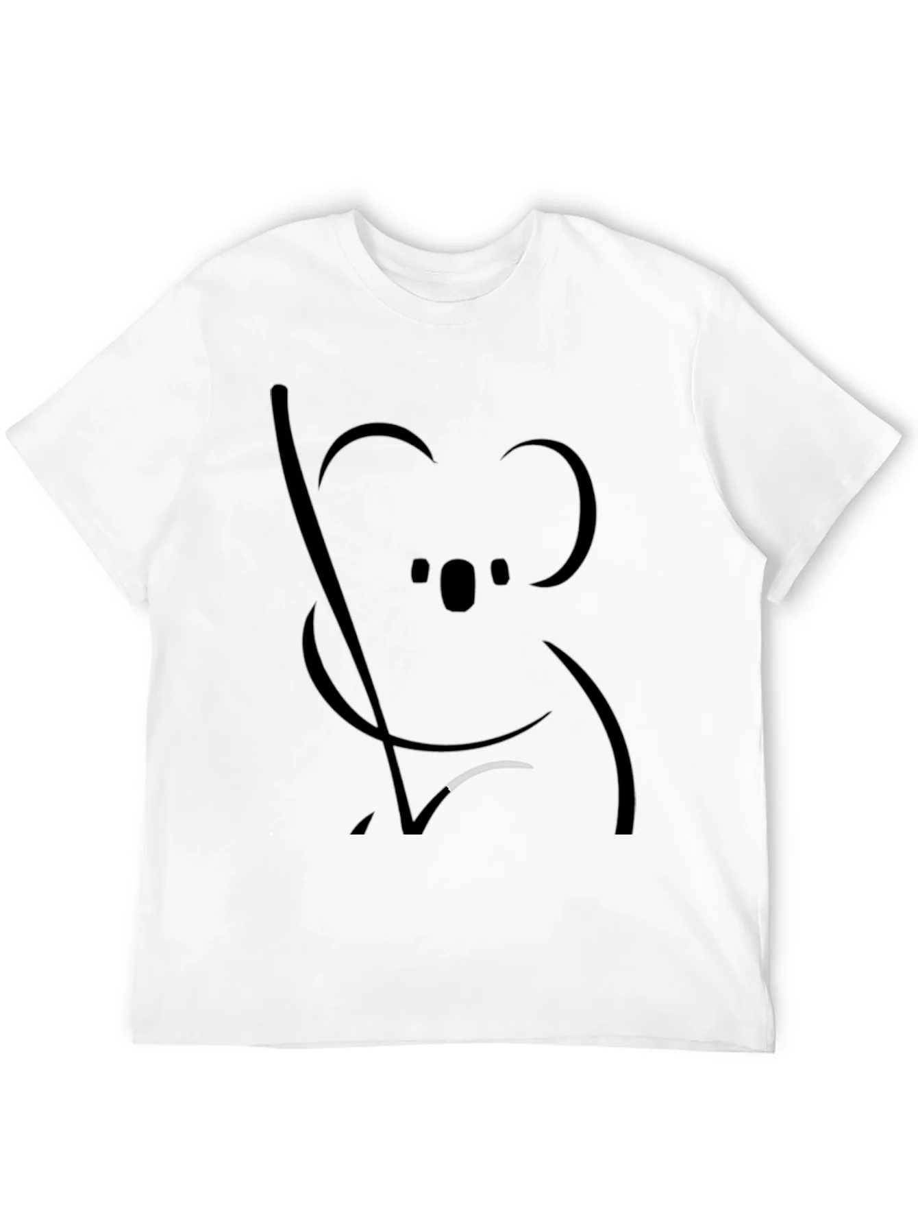 Koala Graphic Black T-Shirt - Unisex