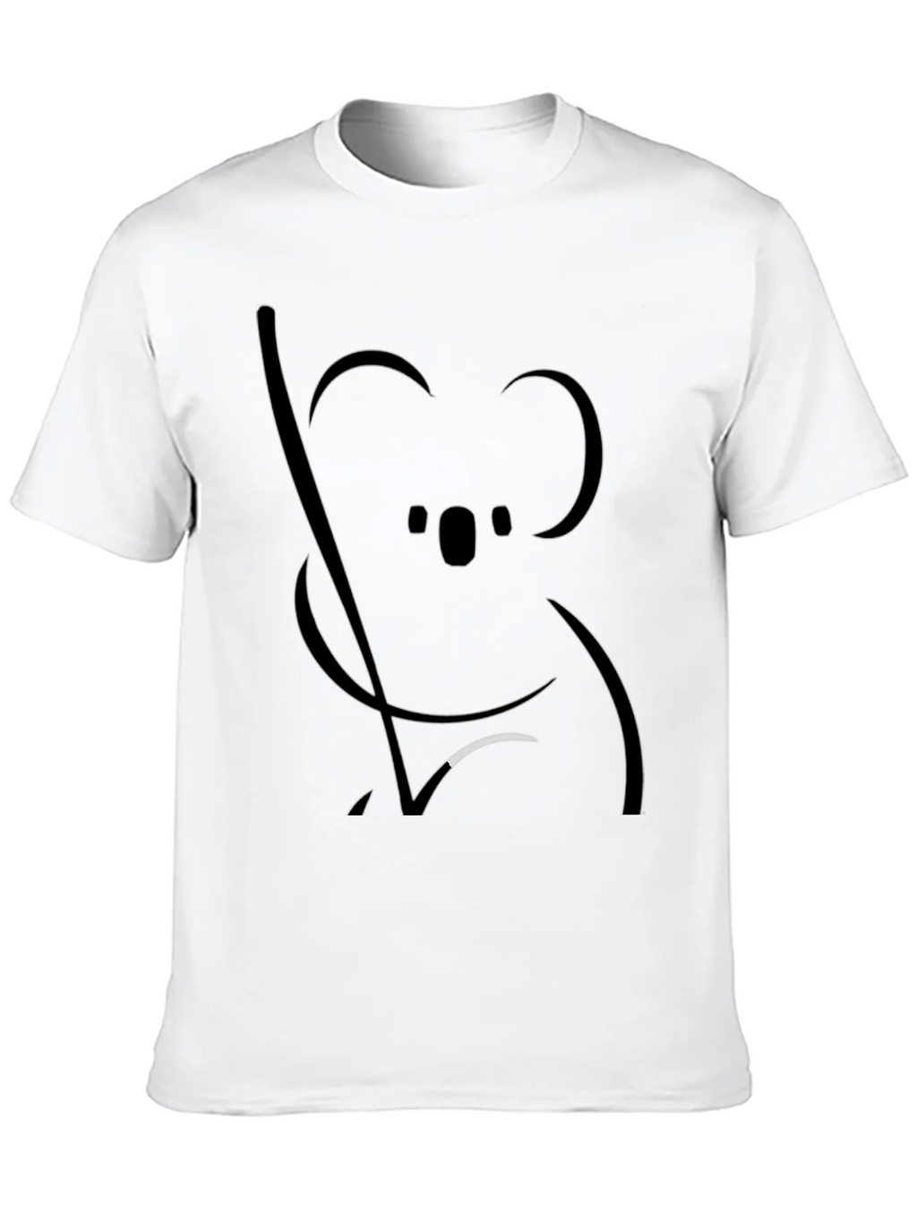 Koala Graphic Black T-Shirt - Unisex