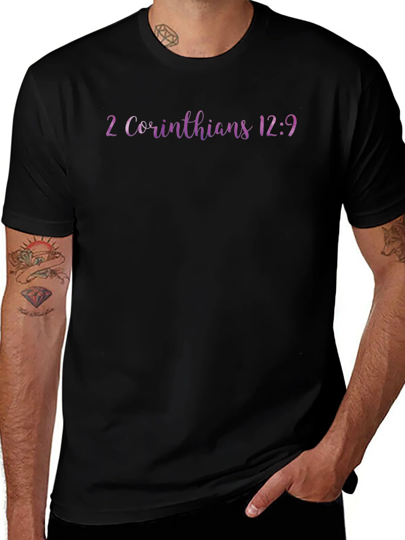 2 Corinthians 12:9 Graphic T-Shirt