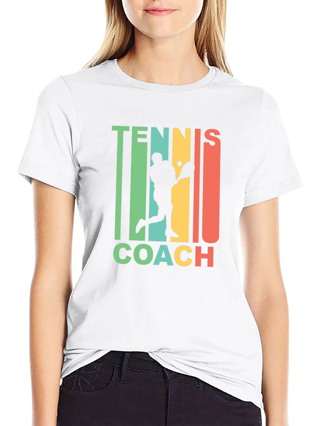 Tennis Coach Graphic T-Shirt