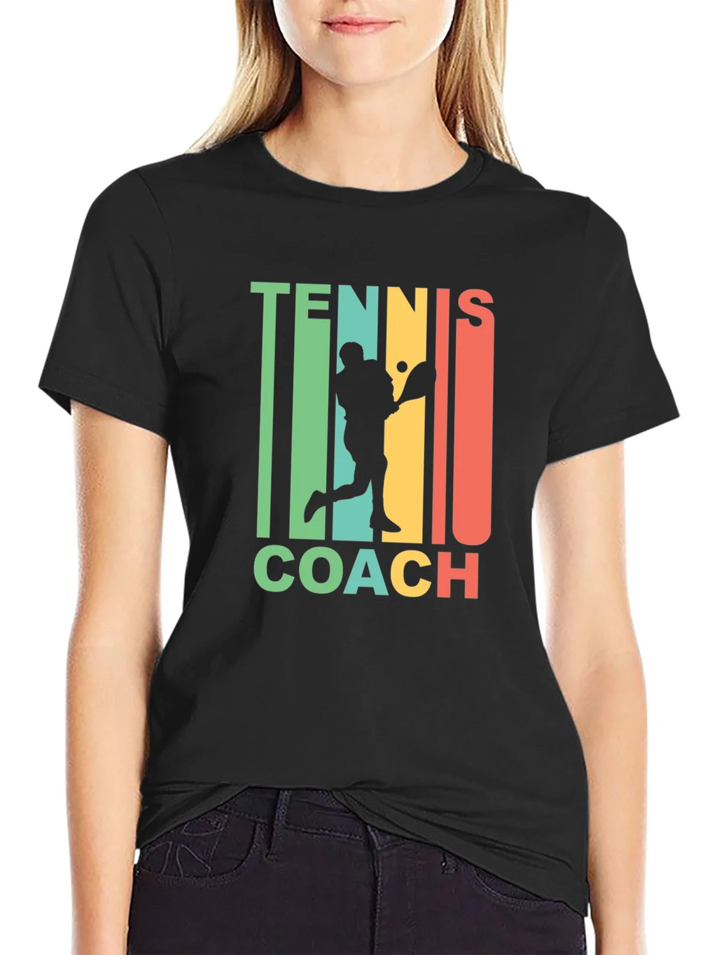Tennis Coach Graphic T-Shirt