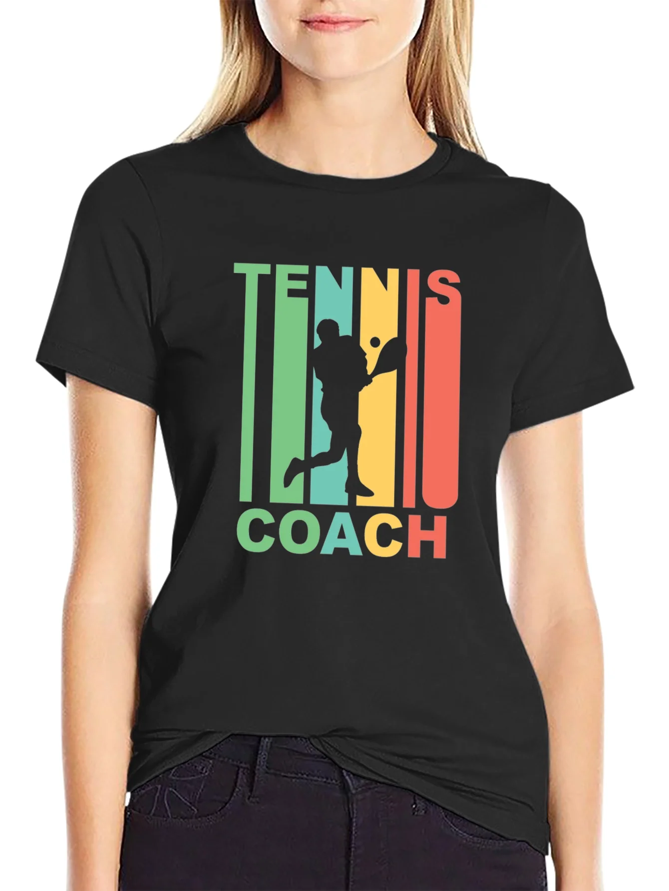 Tennis Coach Graphic T-Shirt
