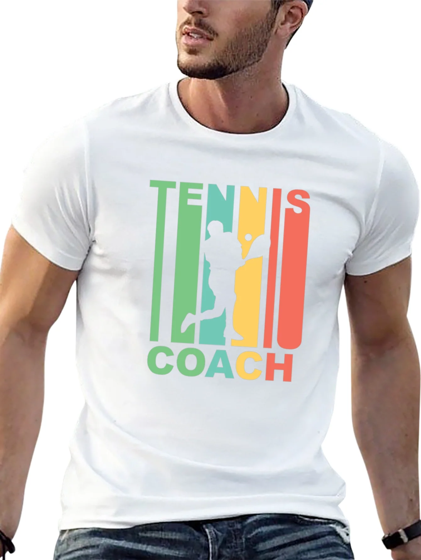 Tennis Coach Graphic T-Shirt