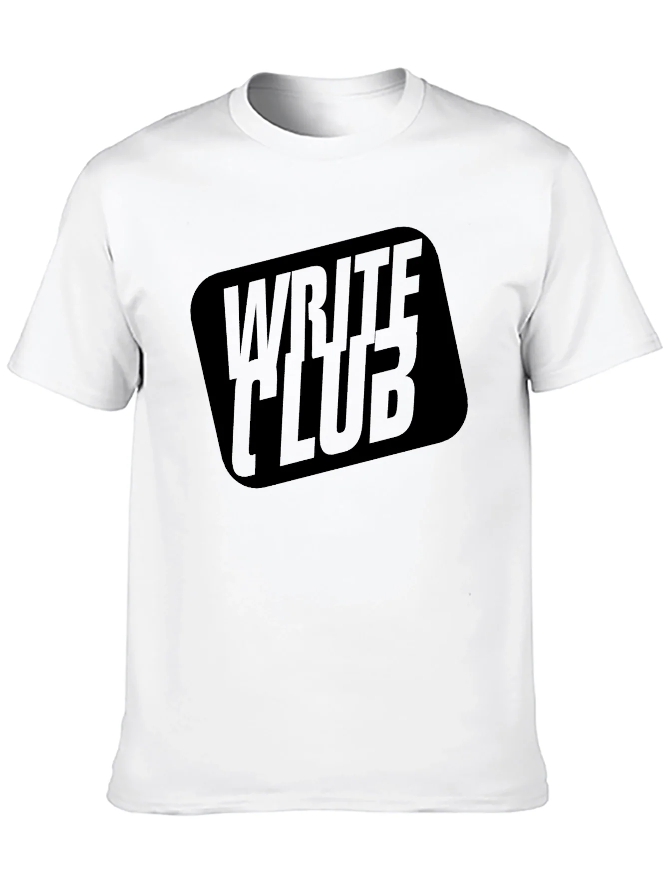 Write Club Graphic Tee - Black Cotton T-Shirt