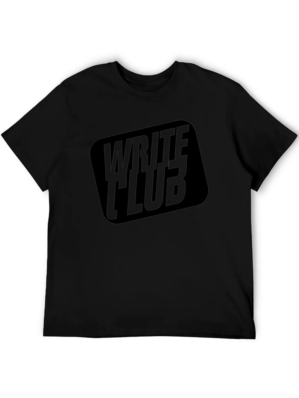 Write Club Graphic Tee - Black Cotton T-Shirt
