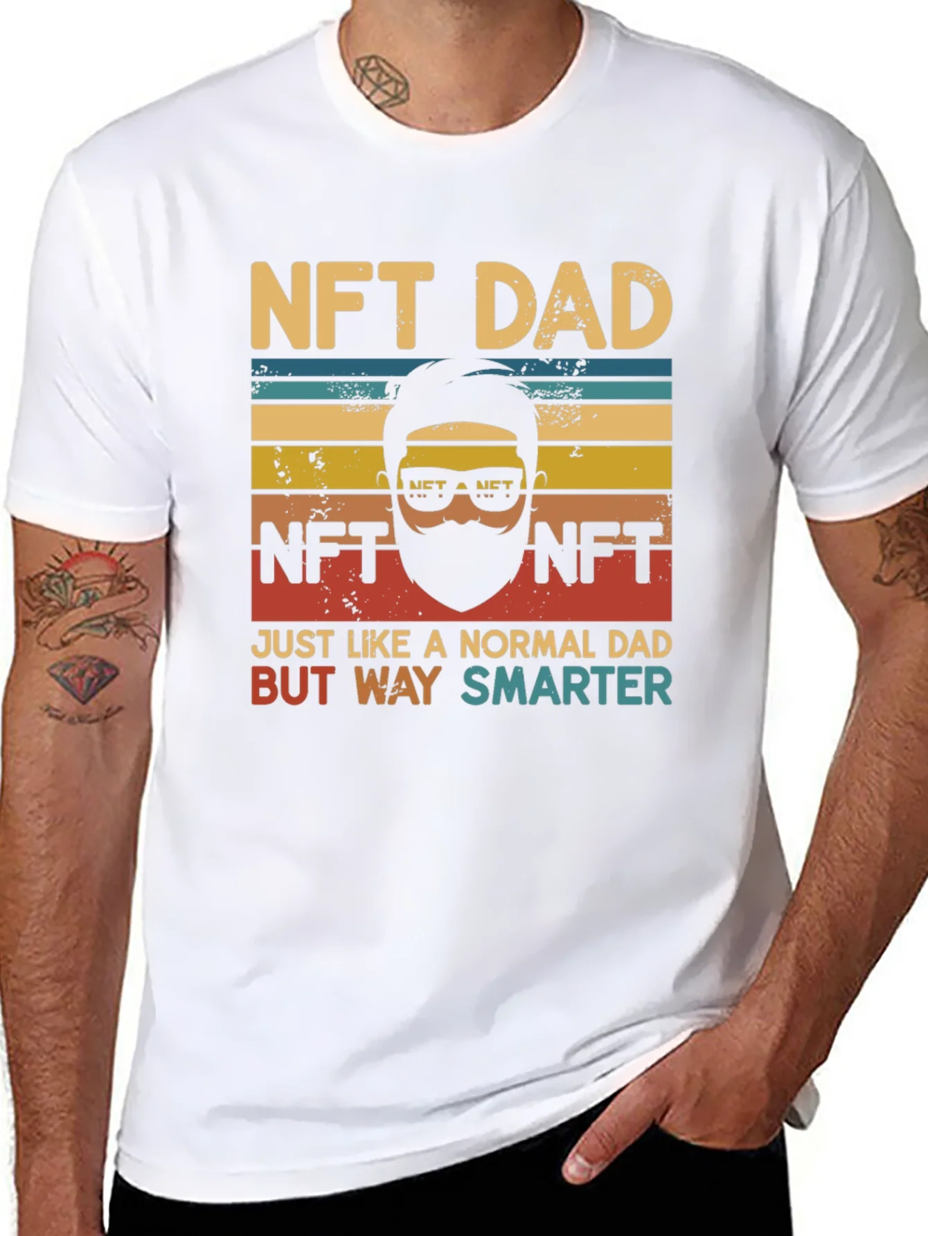 NFT Dad Graphic T-Shirt