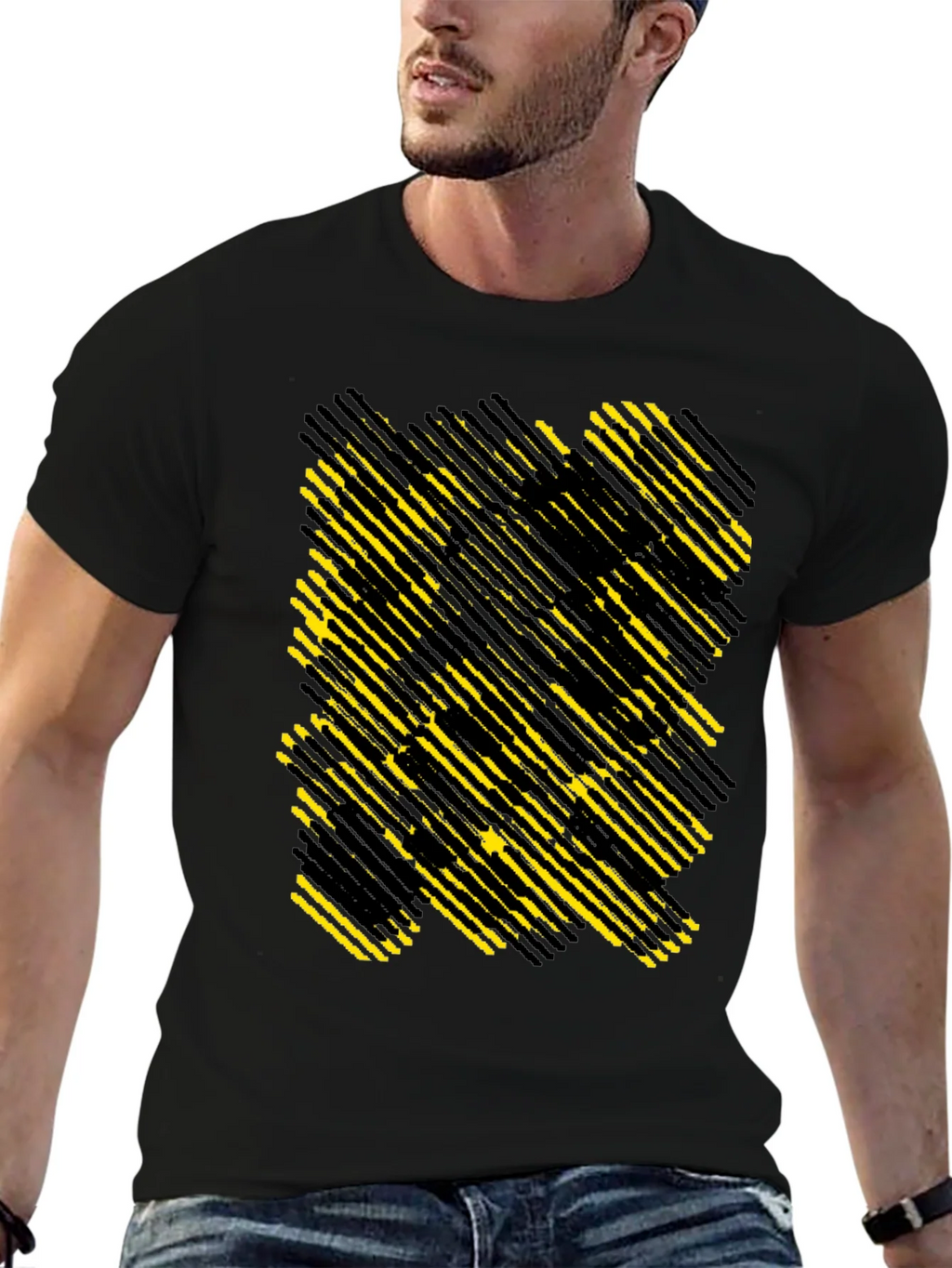 Abstract Geometric T-Shirt - Modern Graphic Tee
