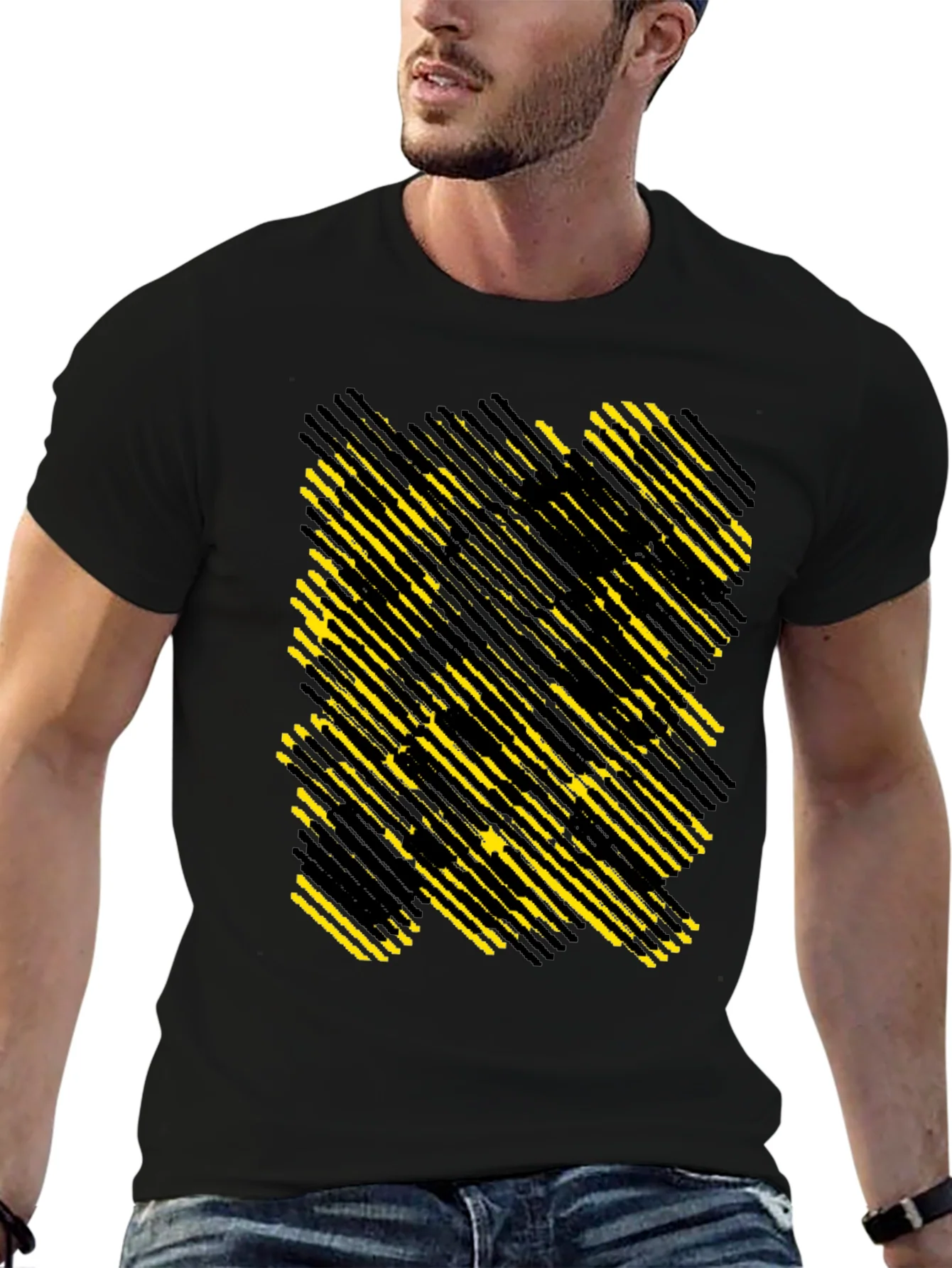 Abstract Geometric T-Shirt - Modern Graphic Tee