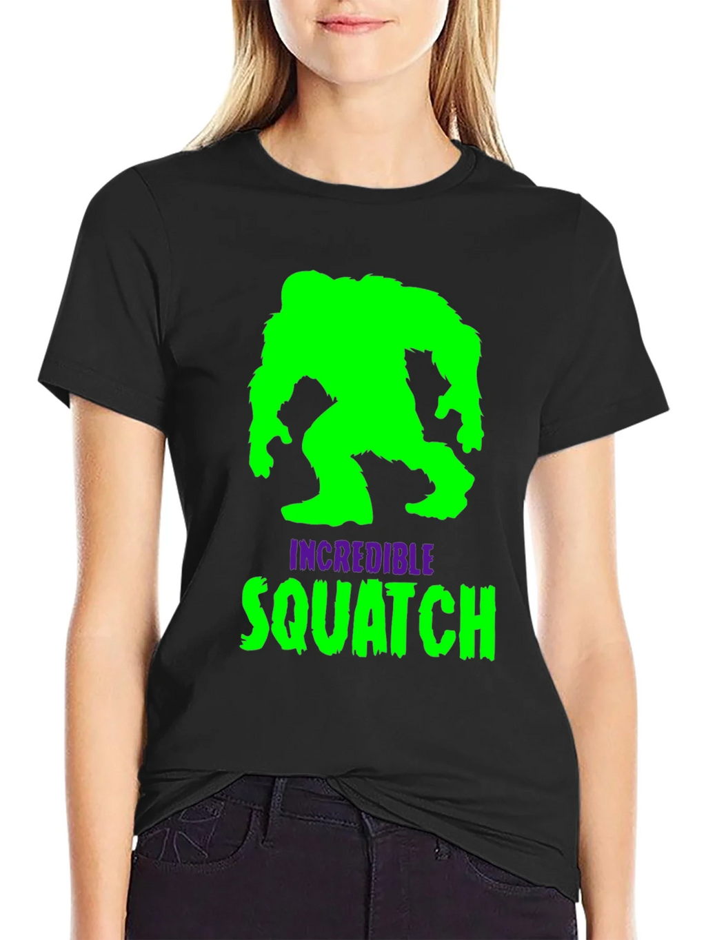Incredible Squatch Black T-Shirt