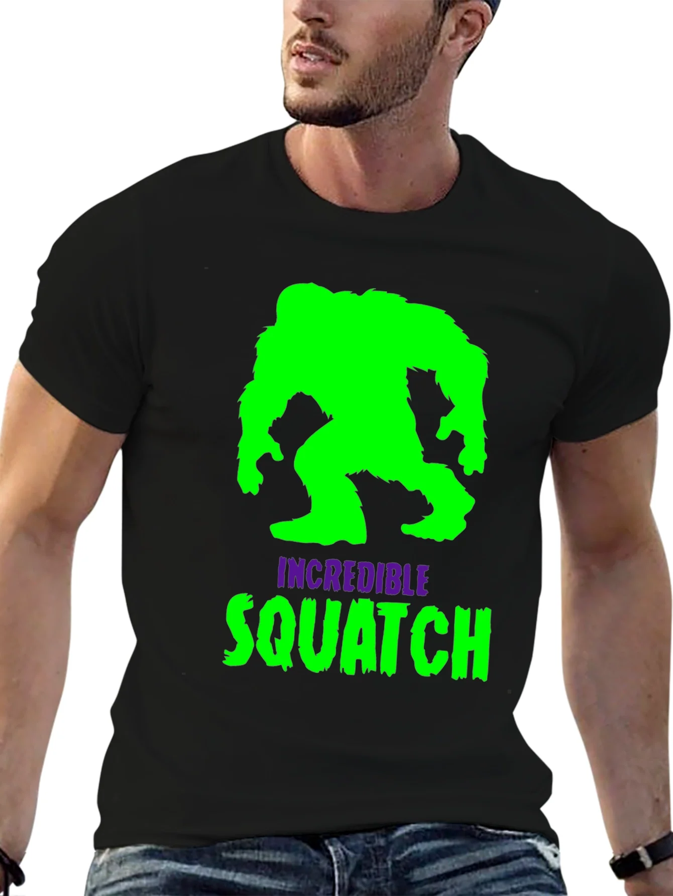 Incredible Squatch Black T-Shirt