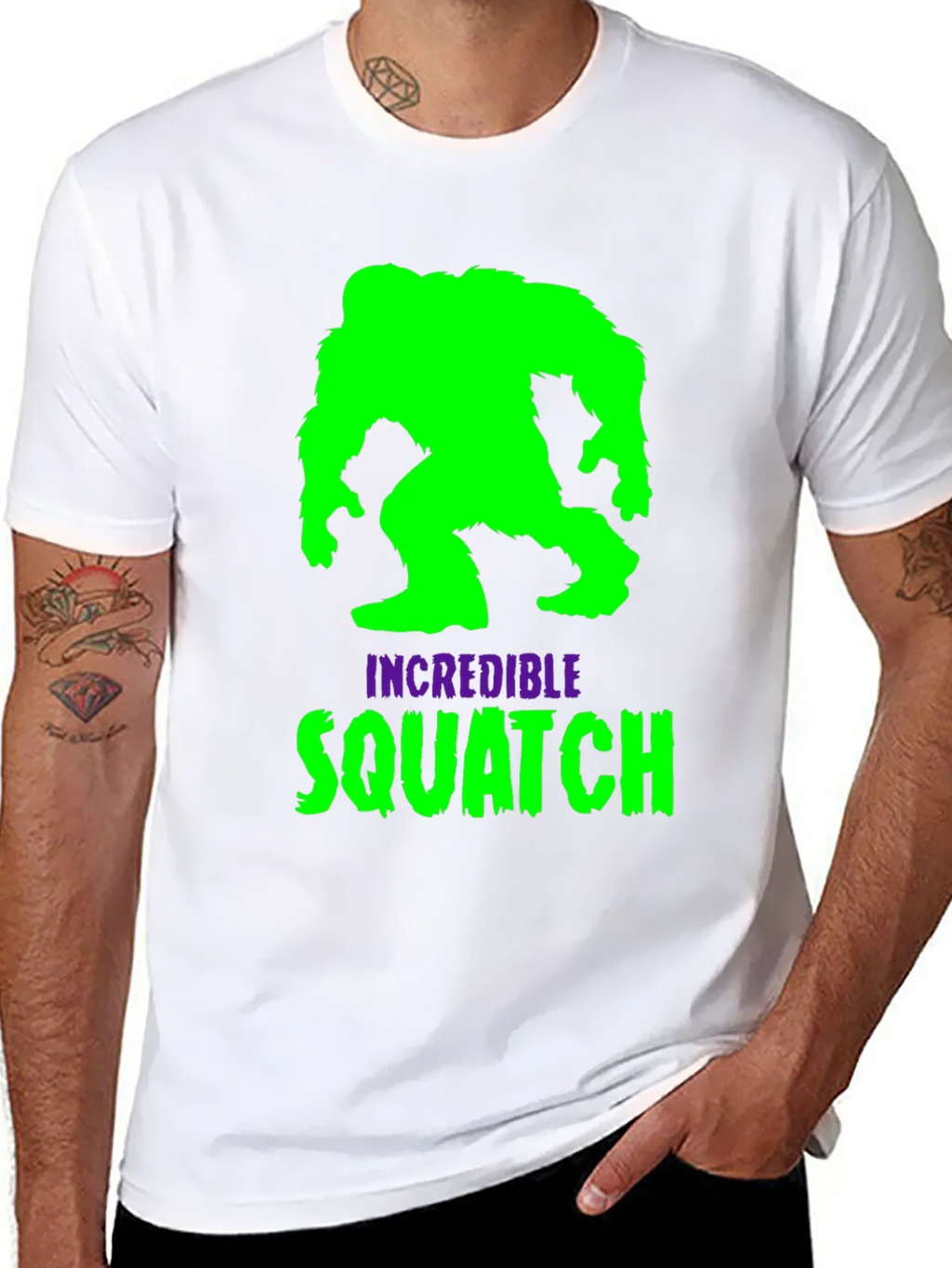 Incredible Squatch Black T-Shirt