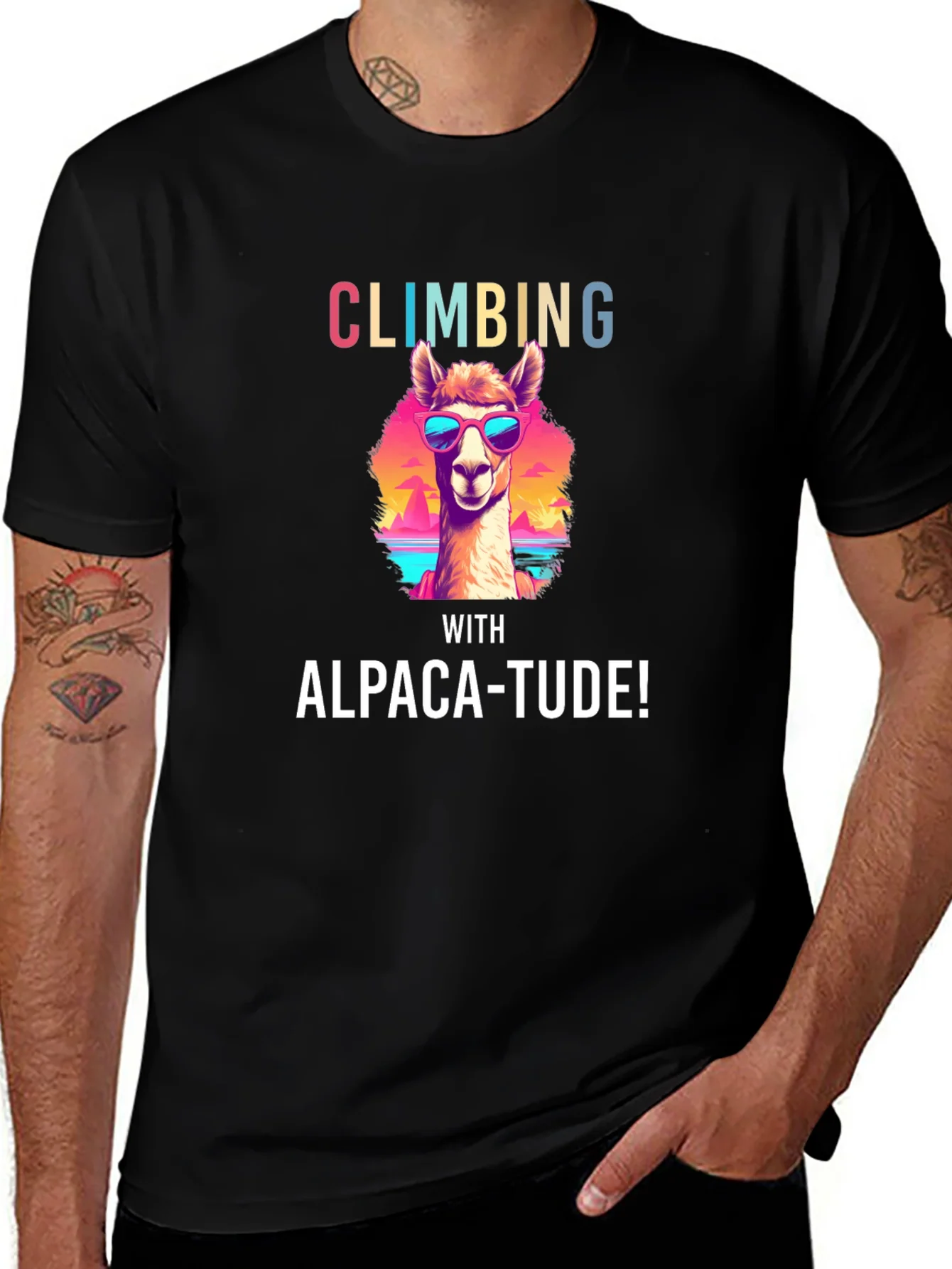 Alpaca-tude Climbing T-Shirt